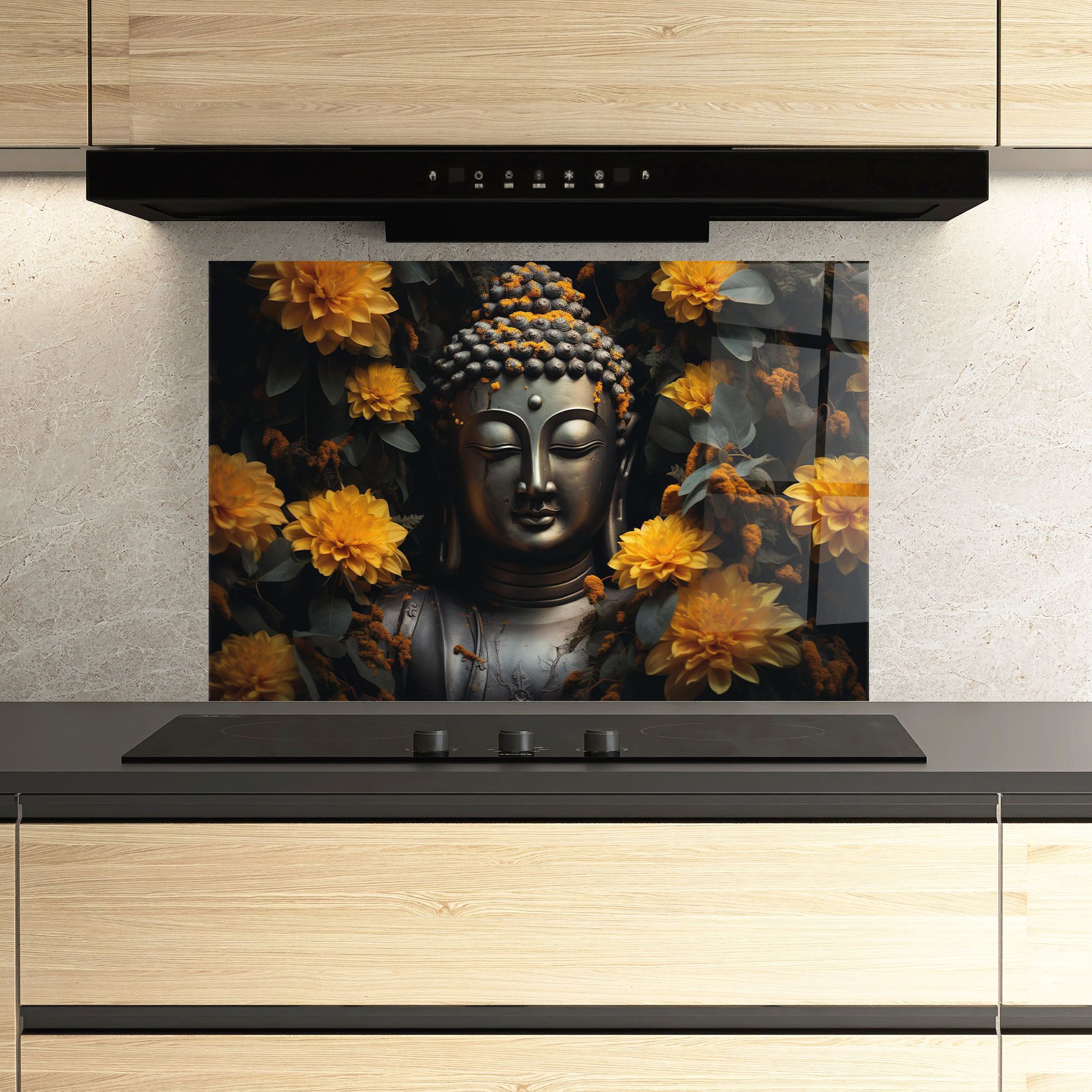 Buddha Peace Statue mockup 3