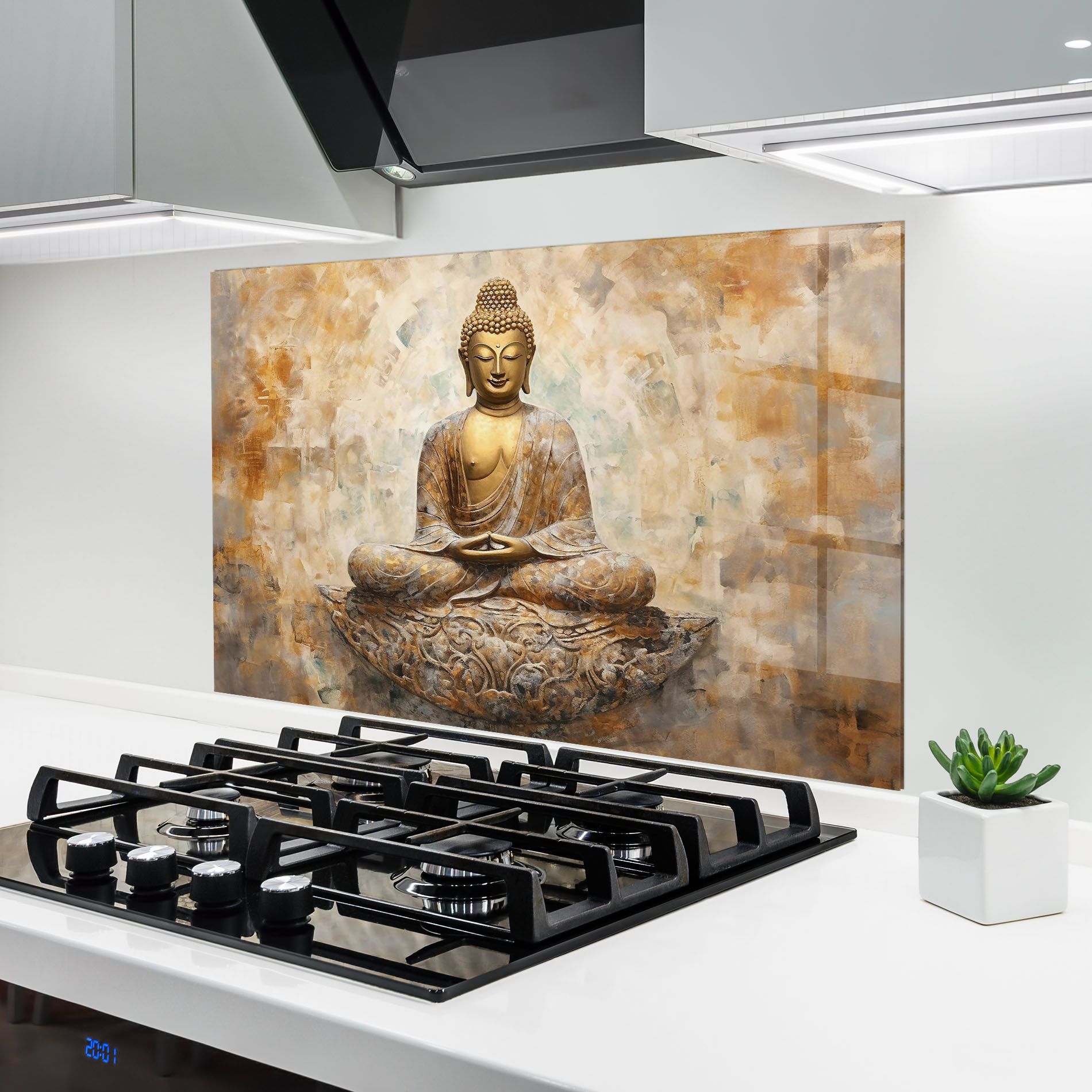 Cream Buddha Art mockup 6