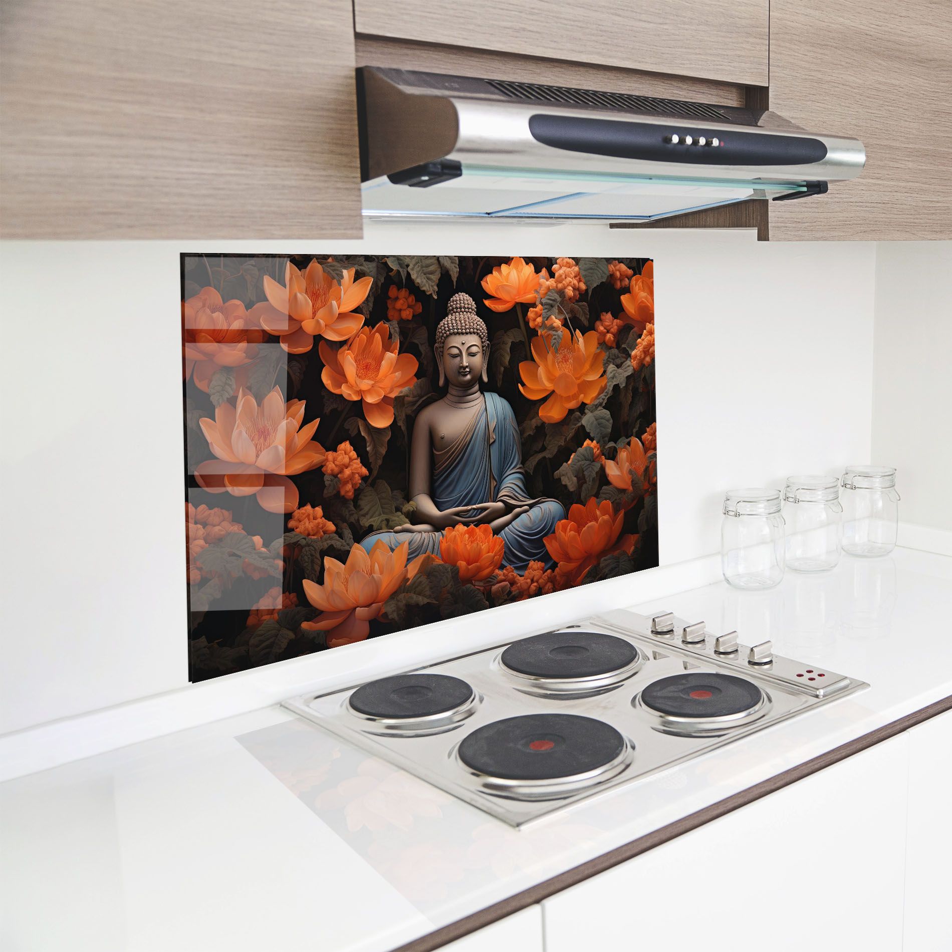 Big Flower Buddha mockup 8