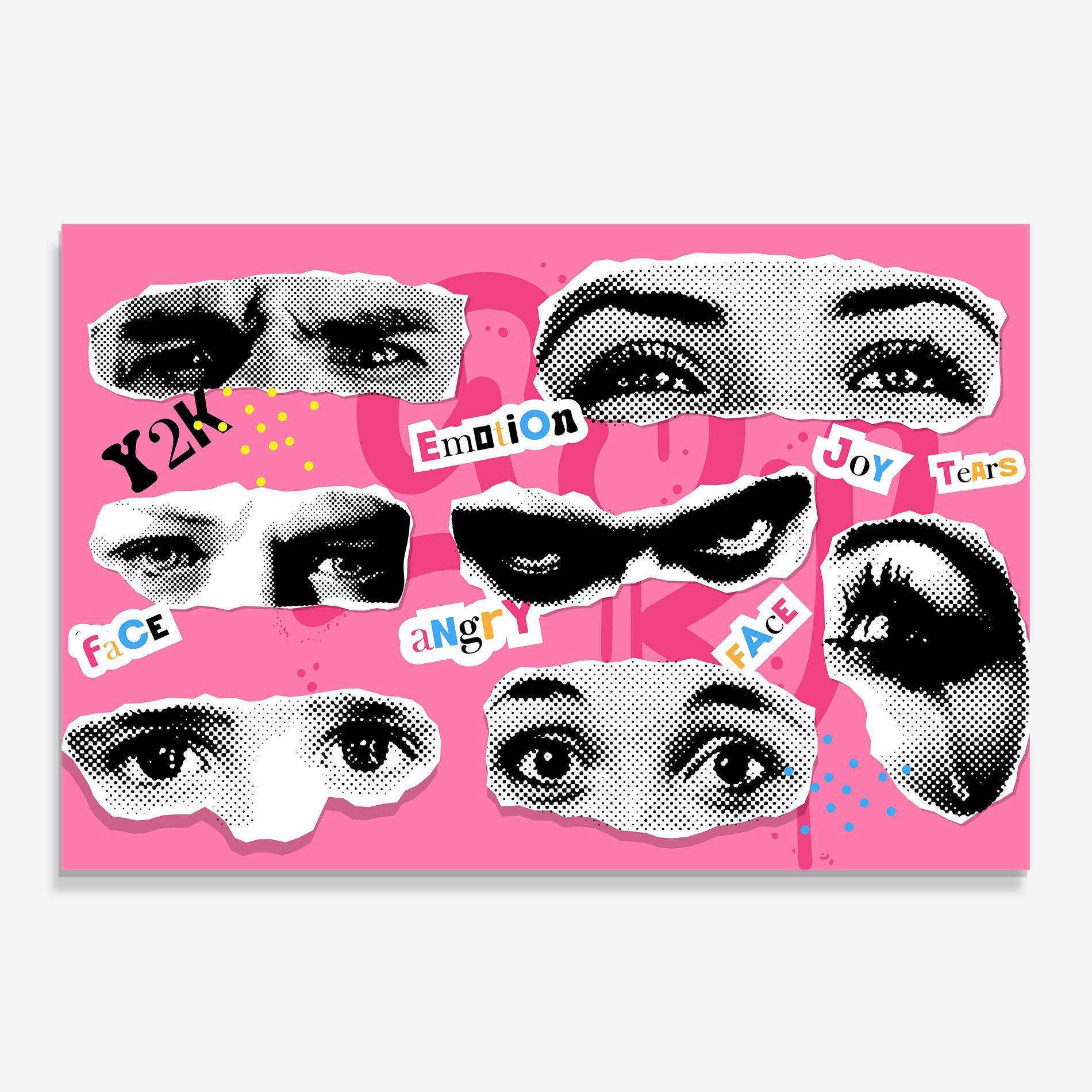 Panou Sticla Bucatarie Eye Type mockup 0