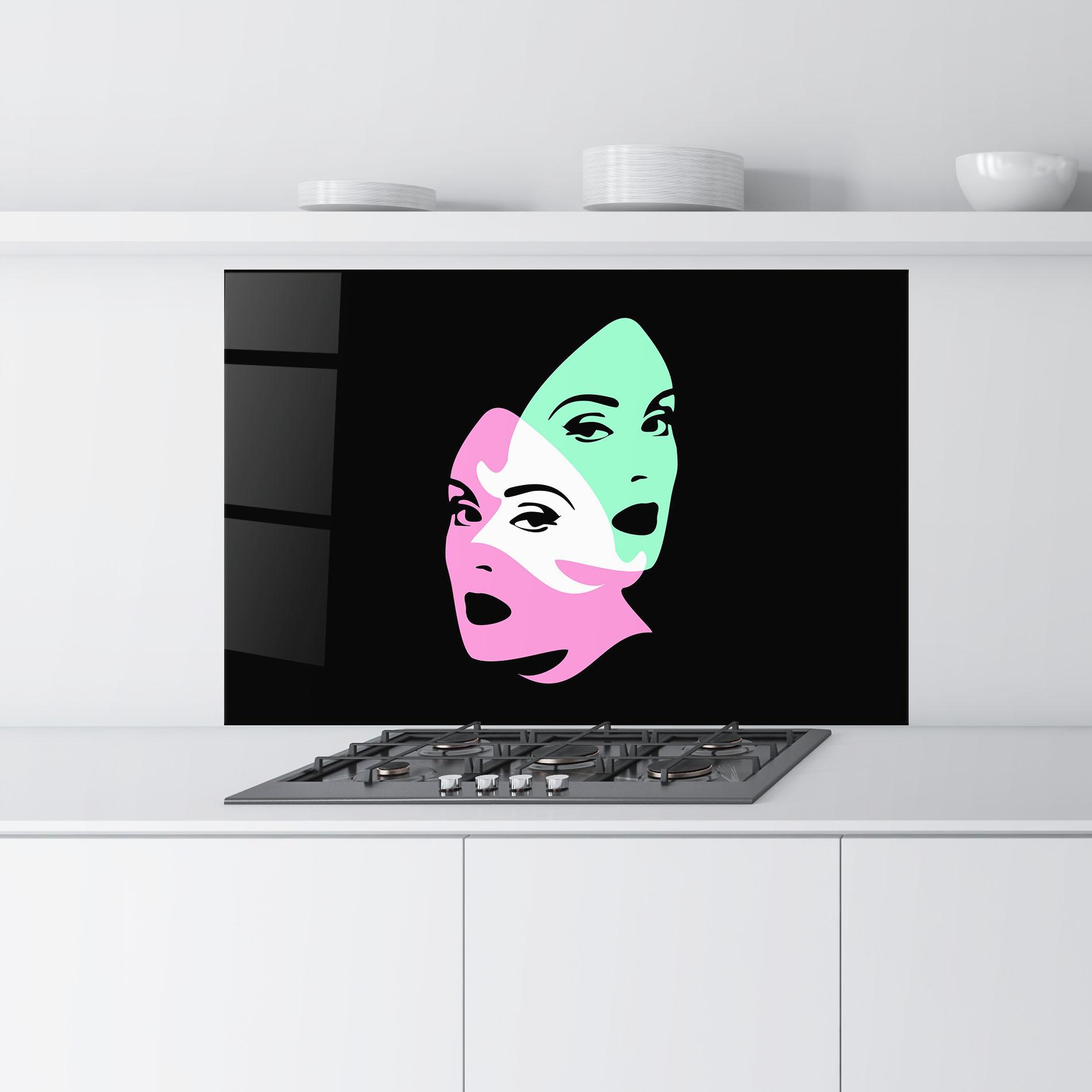 Panou Sticla Bucatarie Exposure Portrait mockup 9