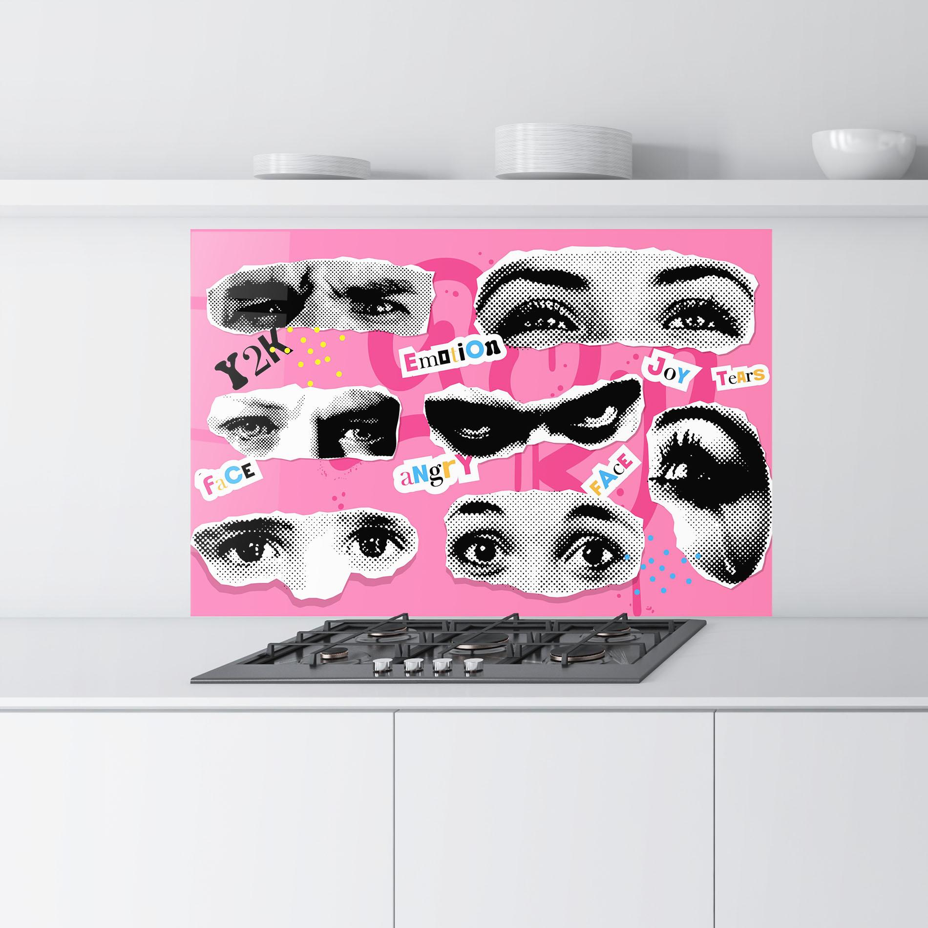 Panou Sticla Bucatarie Eye Type mockup 9