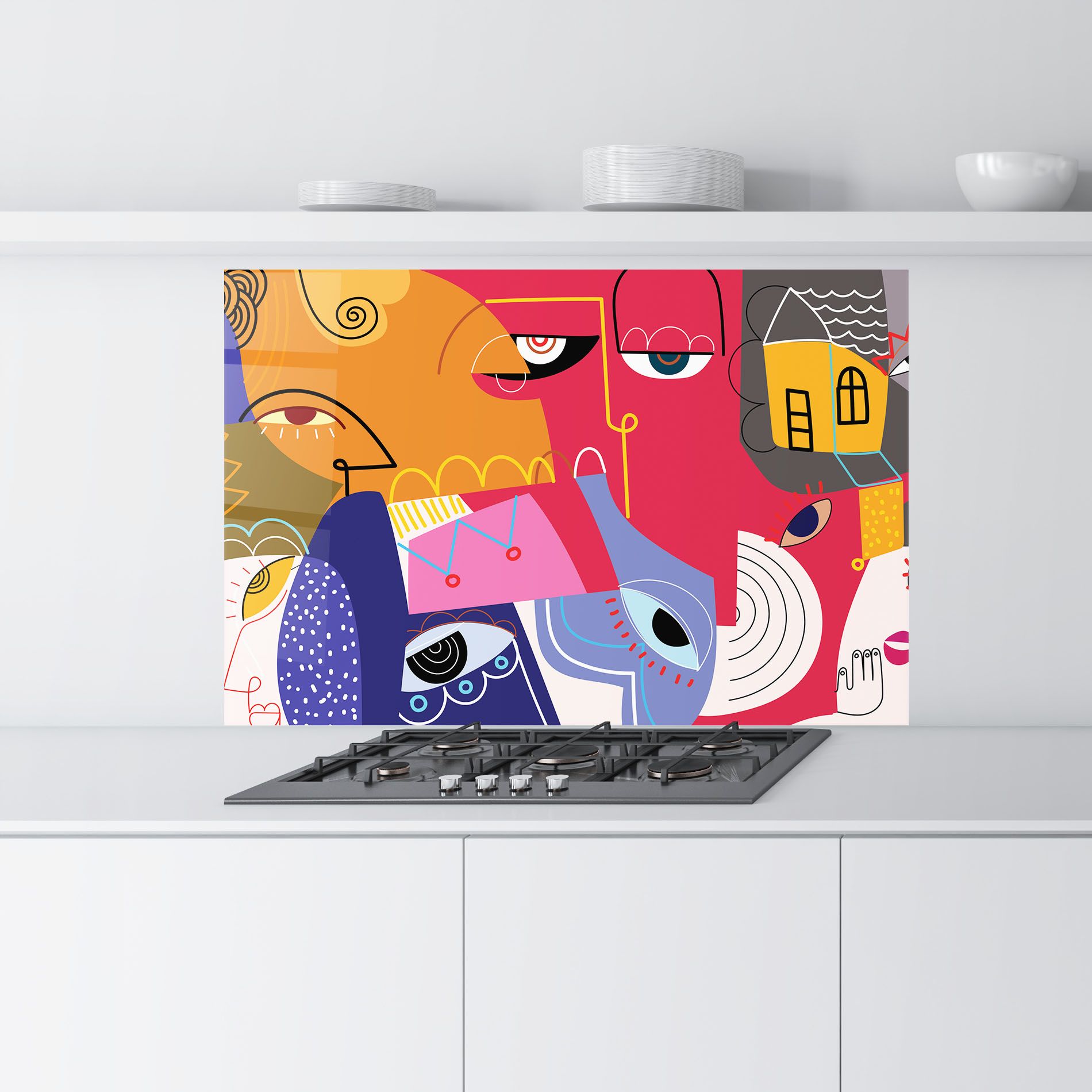 Line Eye Family mockup 9