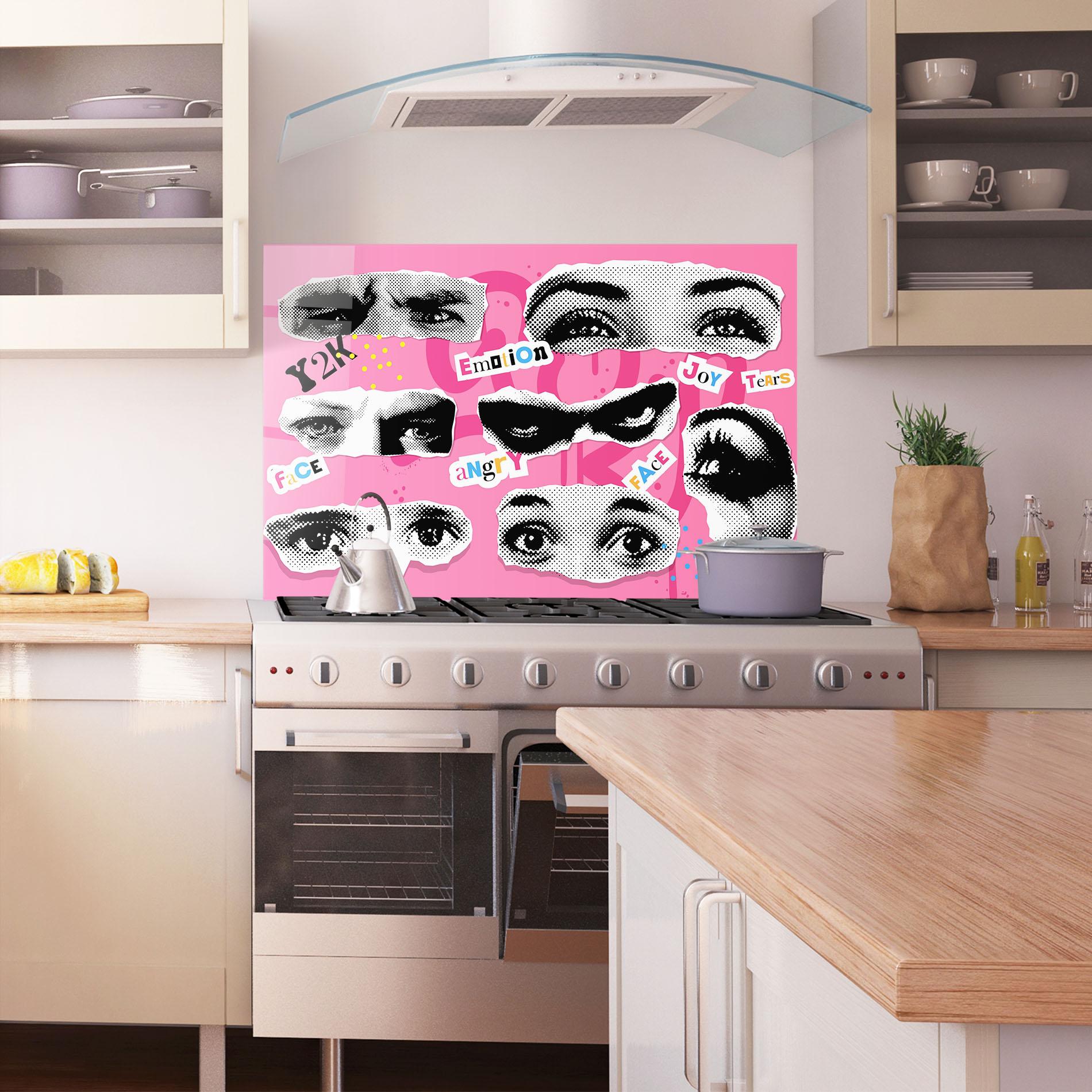 Panou Sticla Bucatarie Eye Type mockup 1