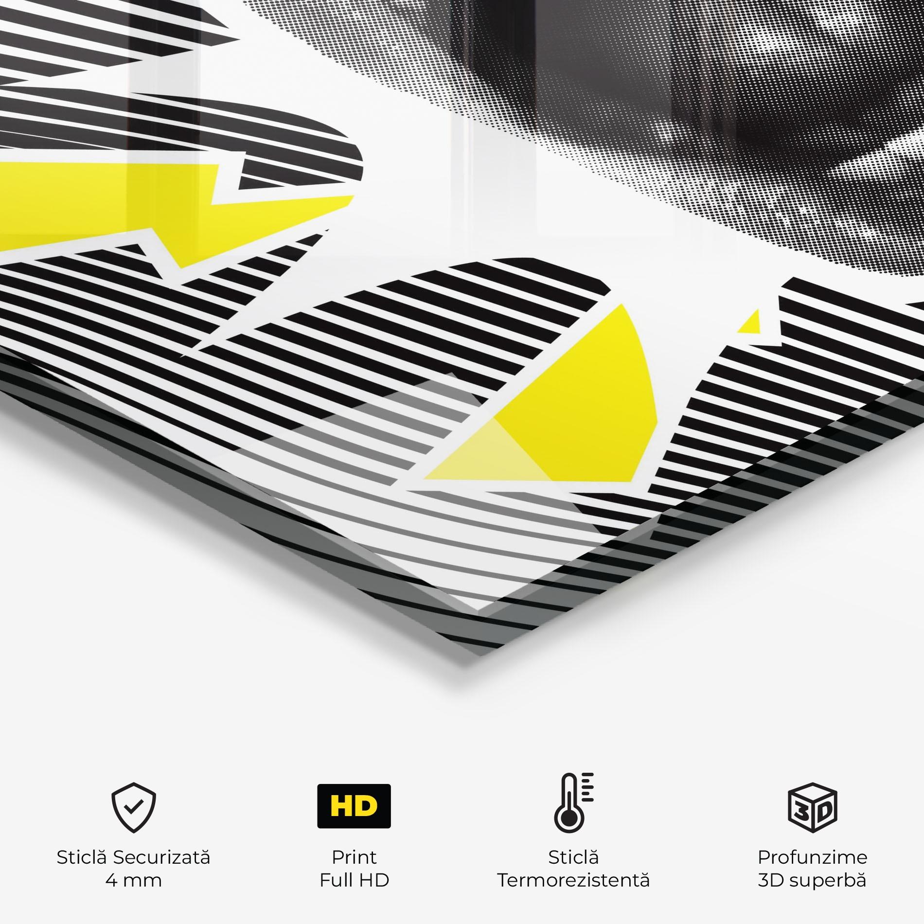 Panou Sticla Bucatarie Lightning Mouth mockup 2