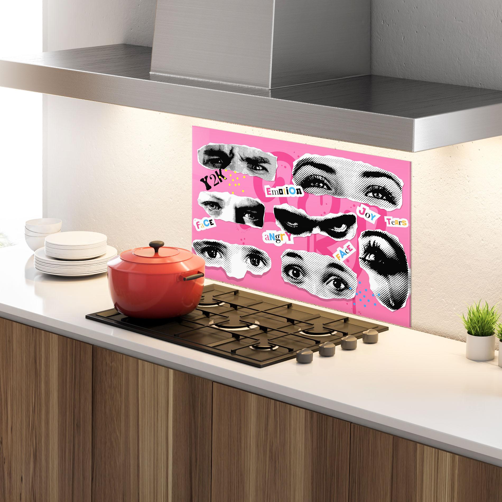 Panou Sticla Bucatarie Eye Type mockup 4