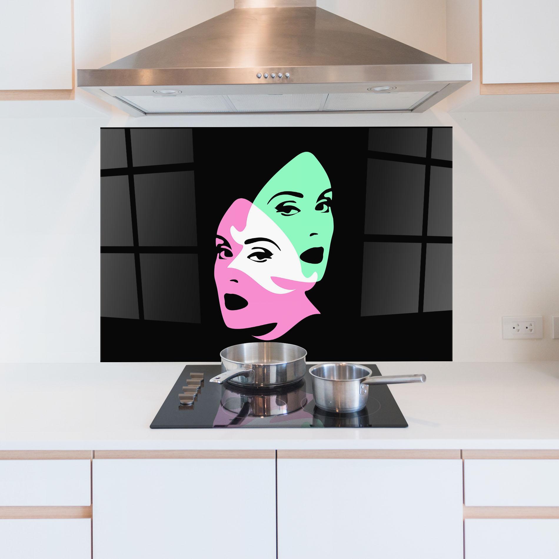 Panou Sticla Bucatarie Exposure Portrait mockup 5