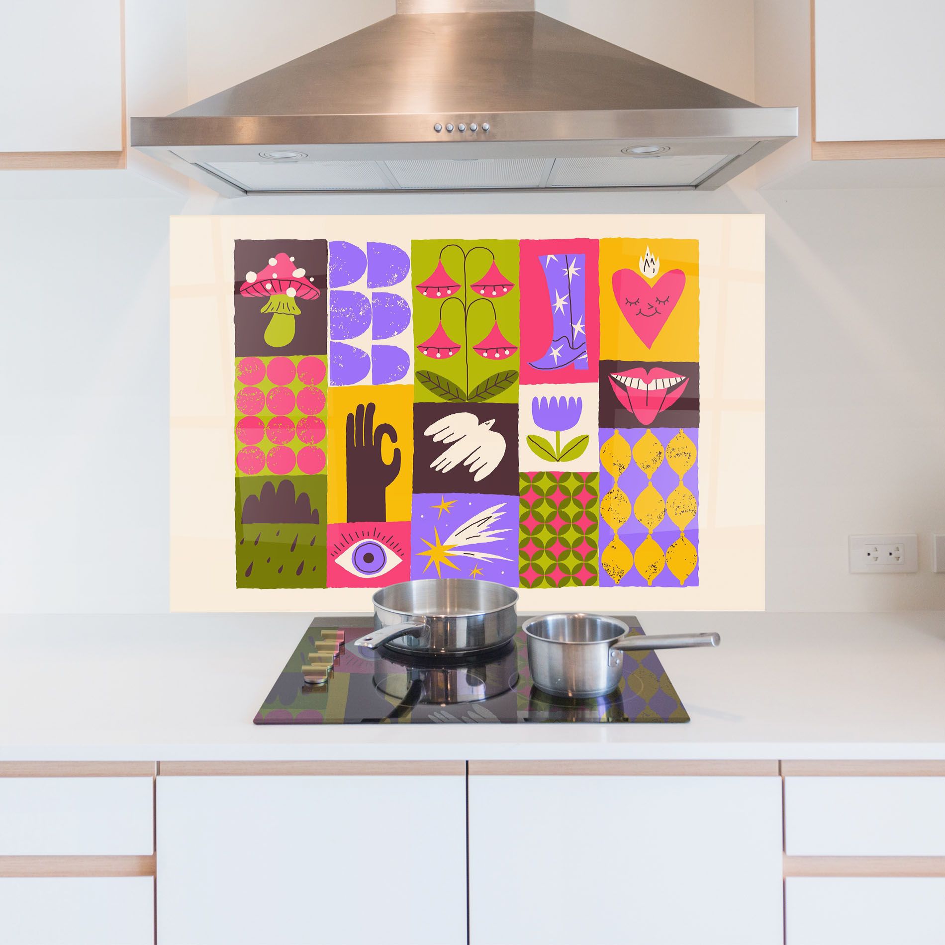 Green Purple Collage mockup 5