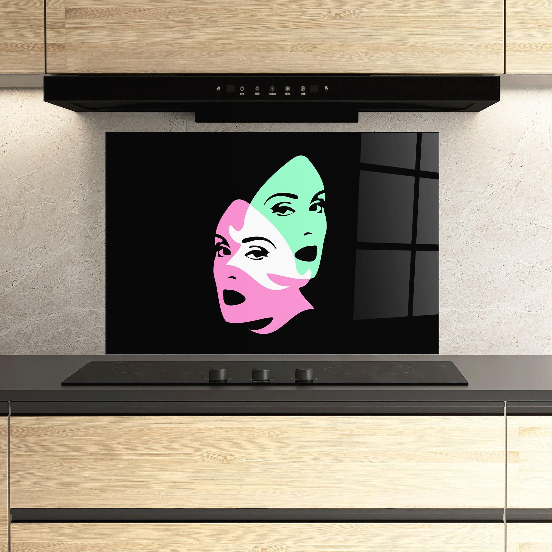 Panou Sticla Bucatarie Exposure Portrait mockup 3