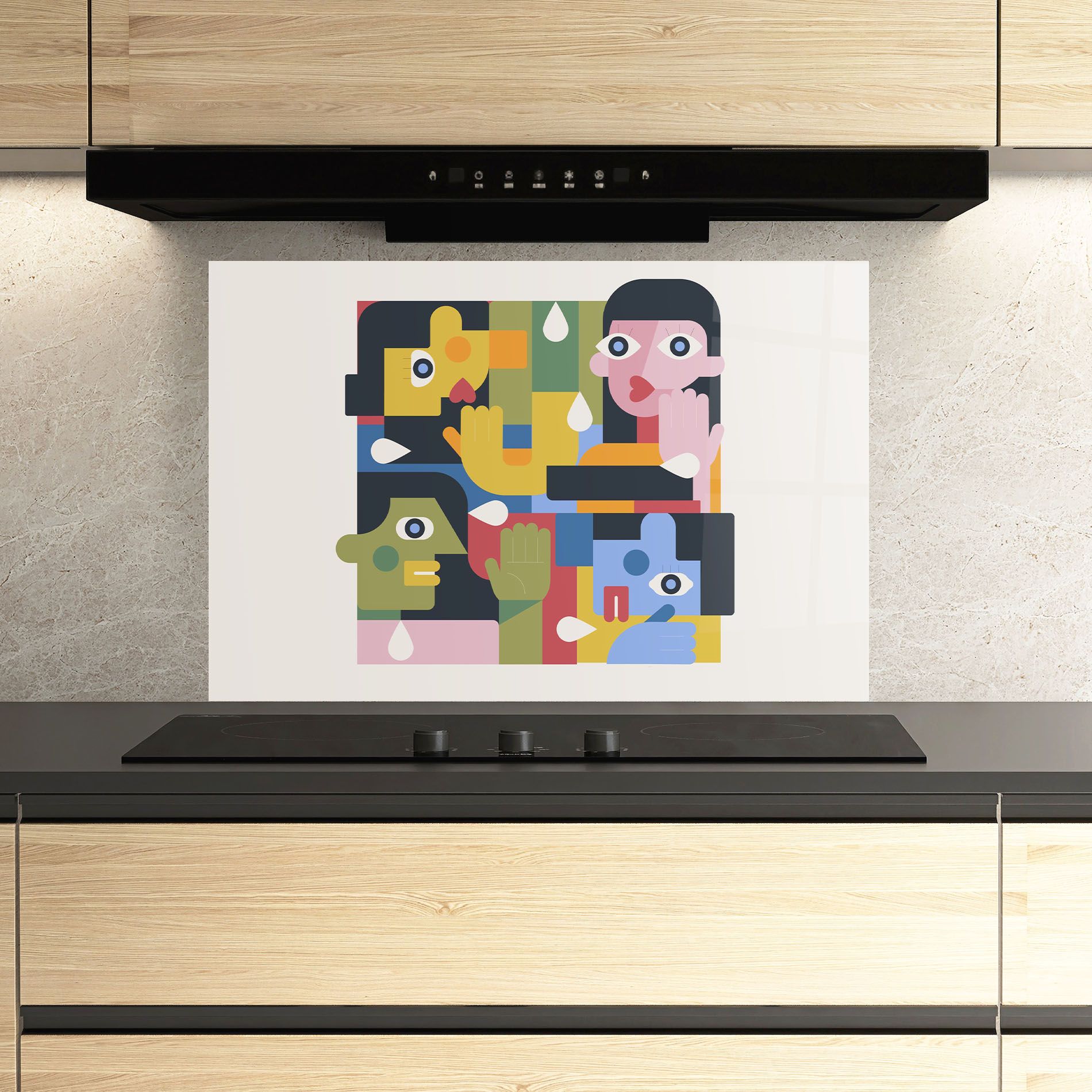 Minimal People Collage mockup 3