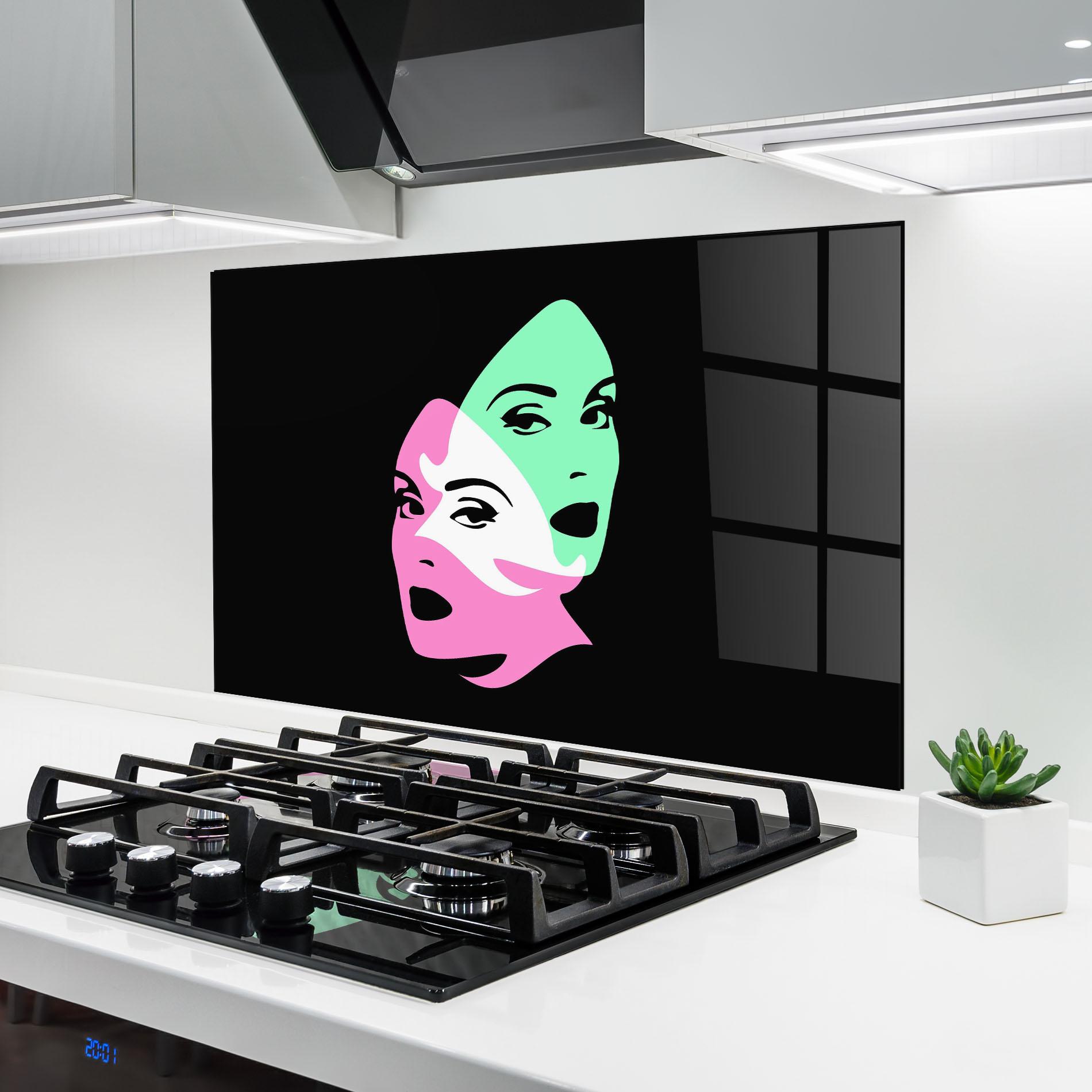 Panou Sticla Bucatarie Exposure Portrait mockup 6