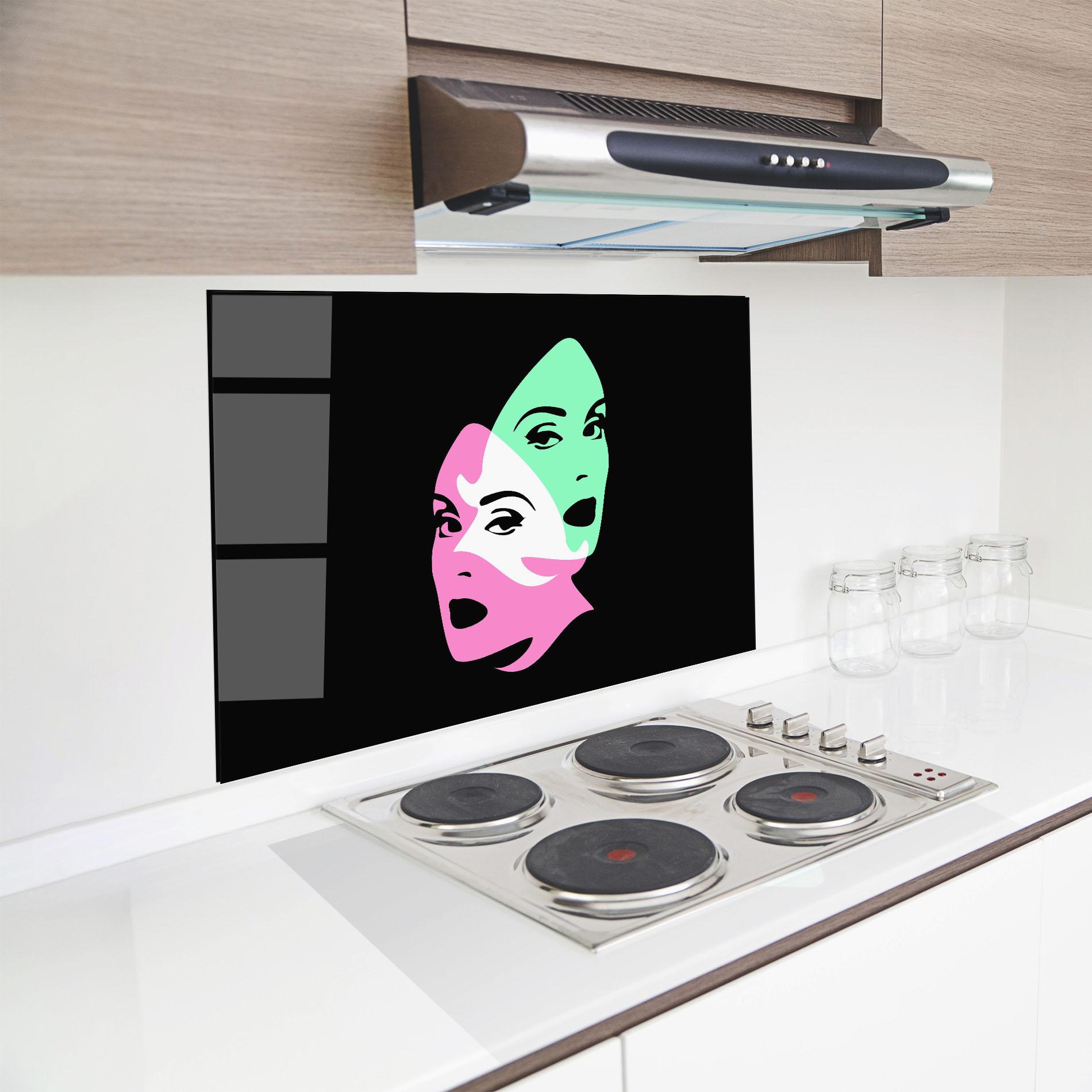 Panou Sticla Bucatarie Exposure Portrait mockup 8