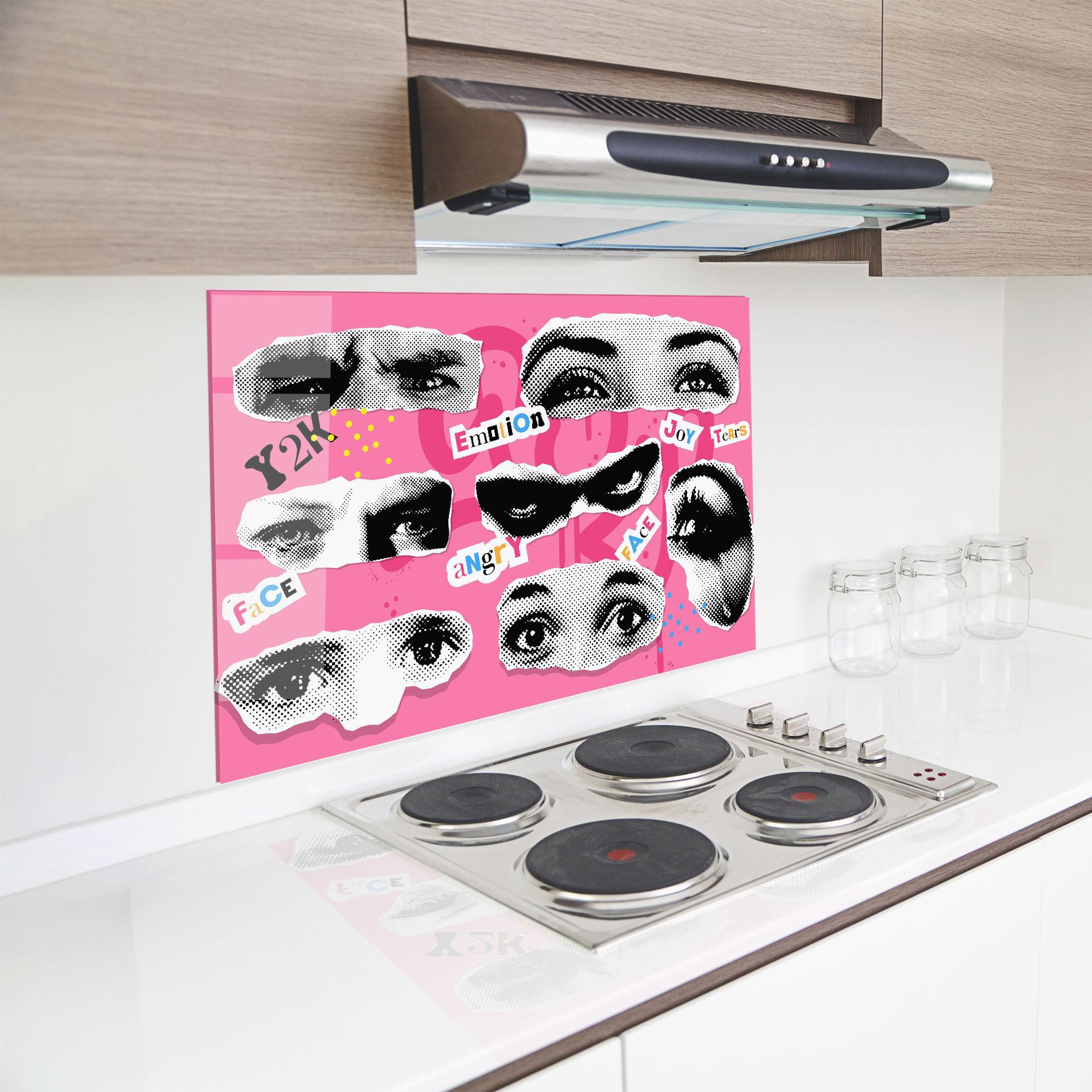 Panou Sticla Bucatarie Eye Type mockup 8