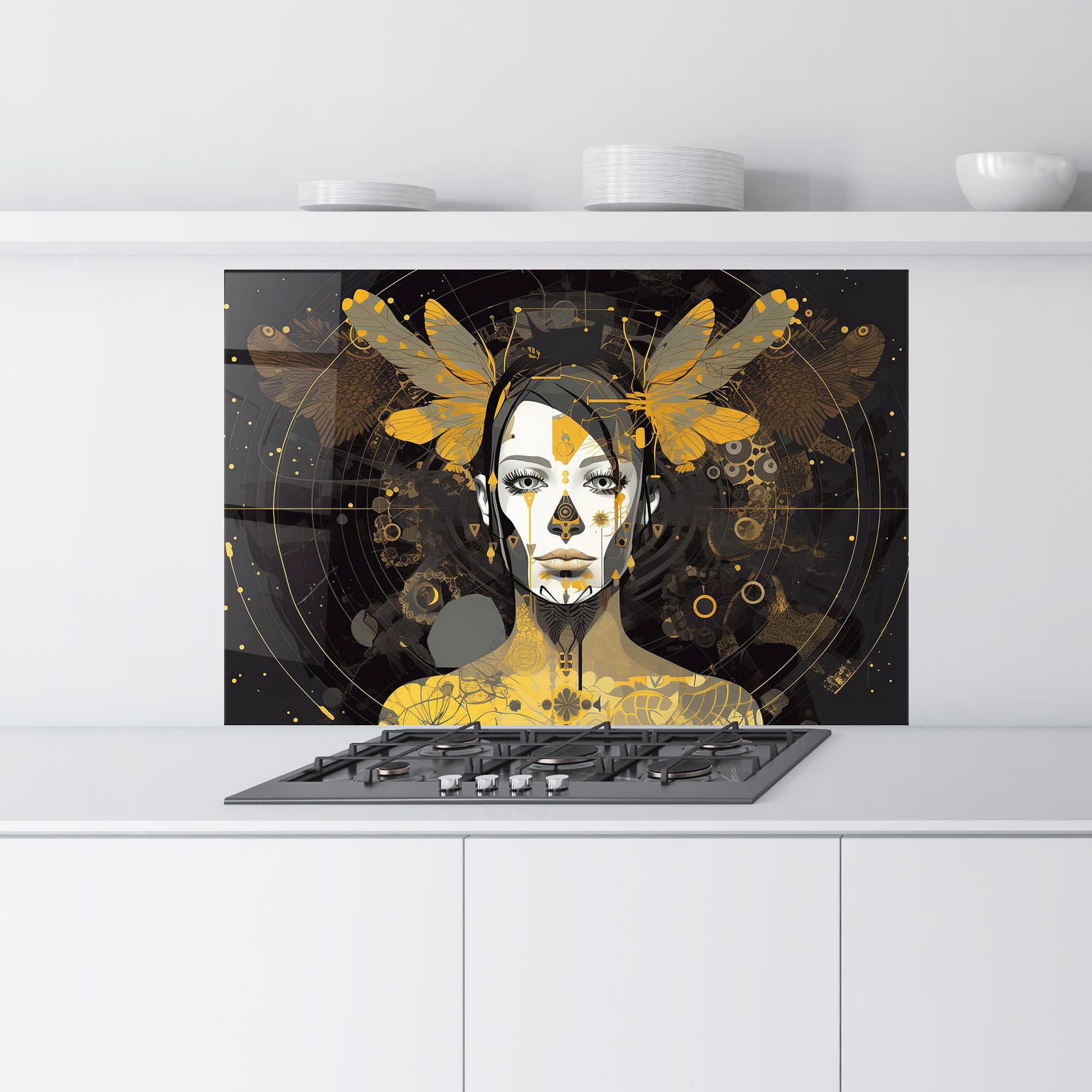 Colorful Graphical Artwork mockup 9