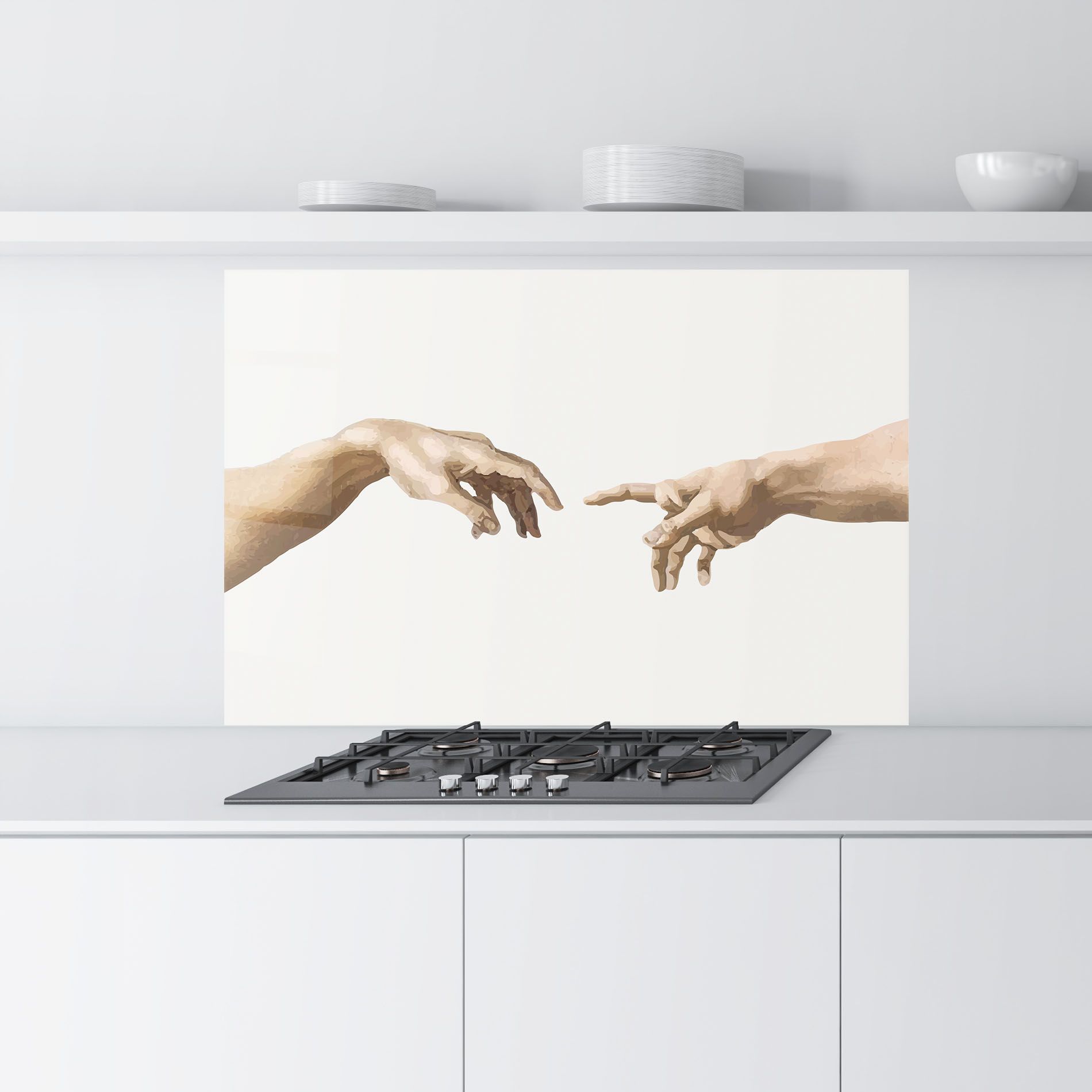 Cream Hands Art mockup 9