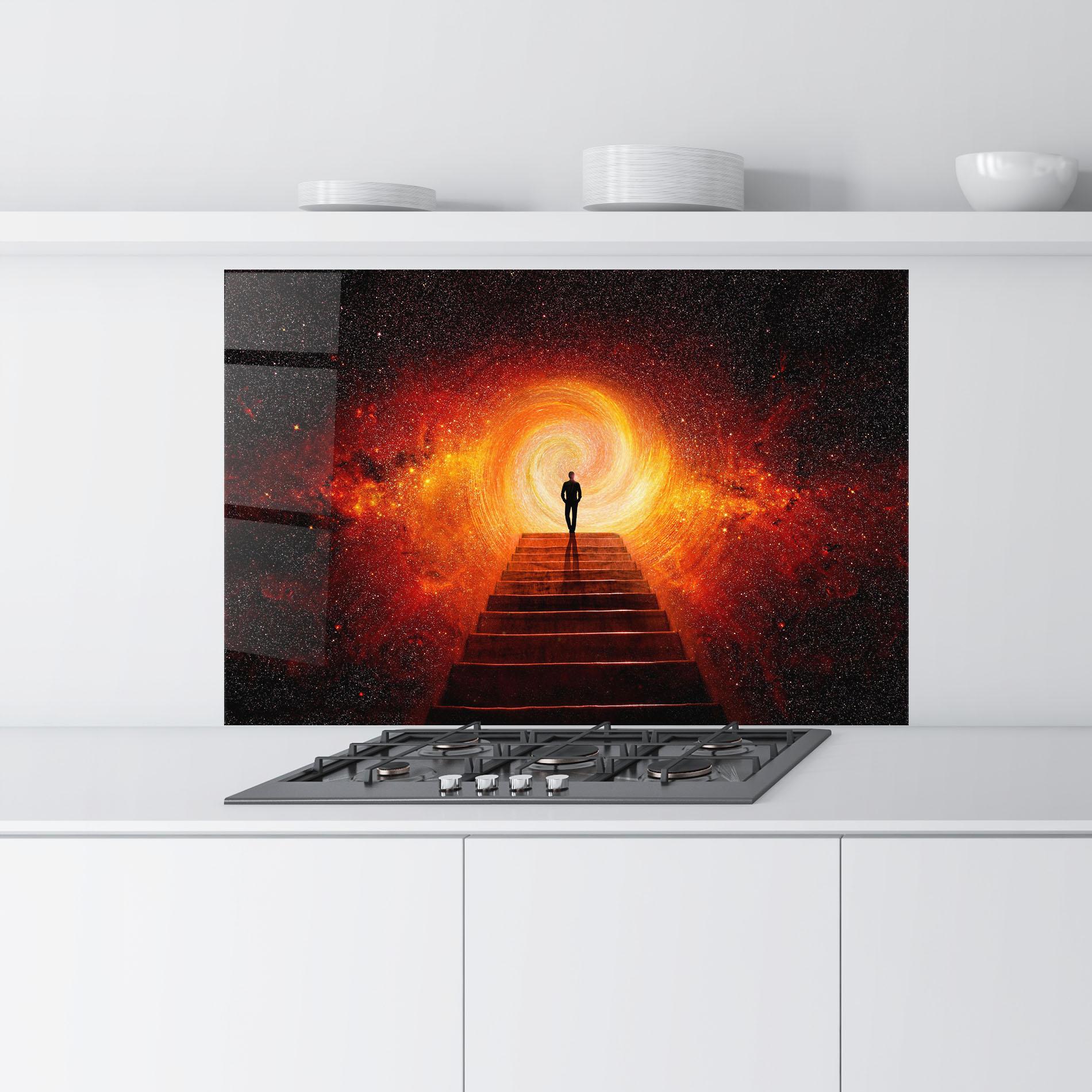 Panou Sticla Bucatarie Gateway To Your Soul mockup 9