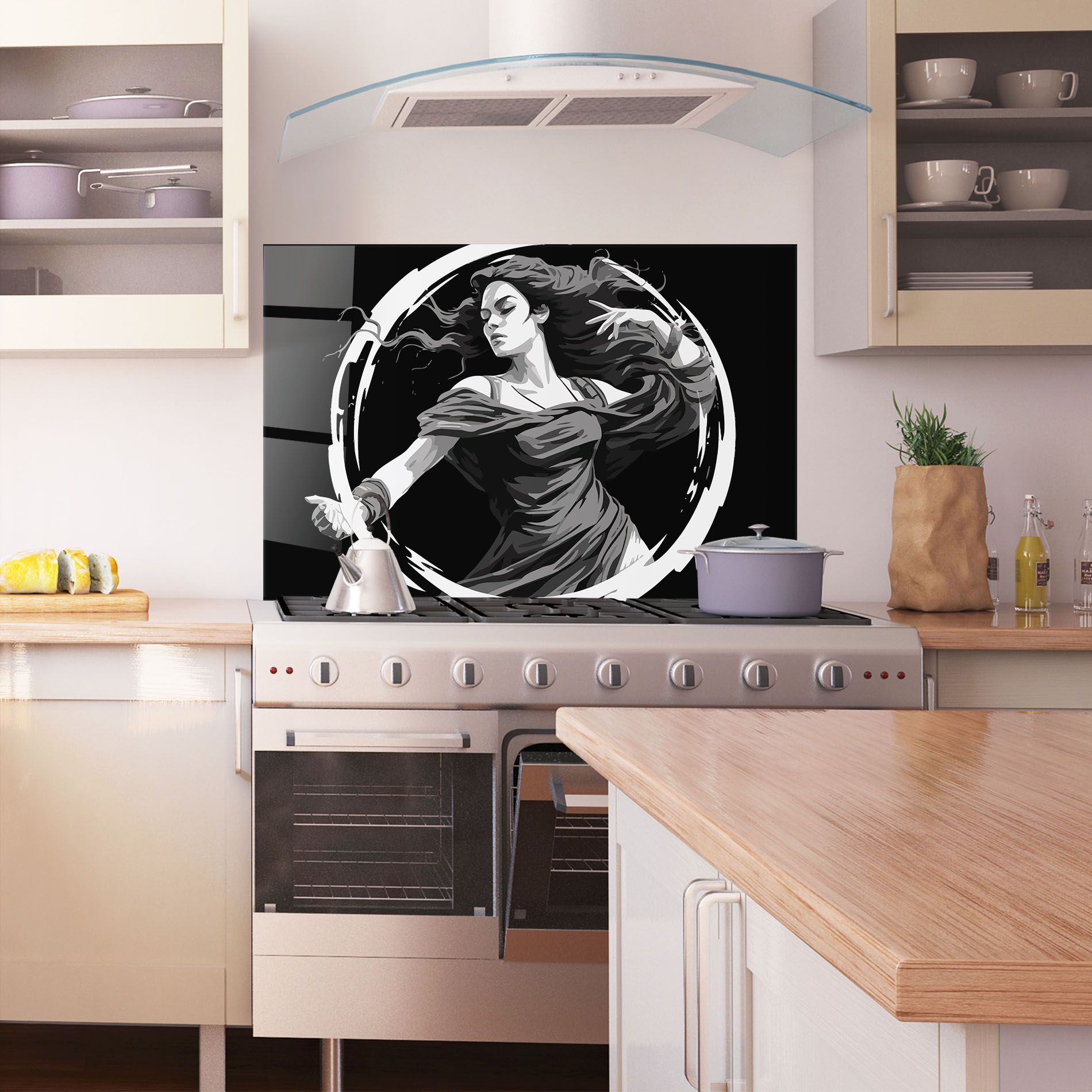 Circle Grey Lady mockup 1