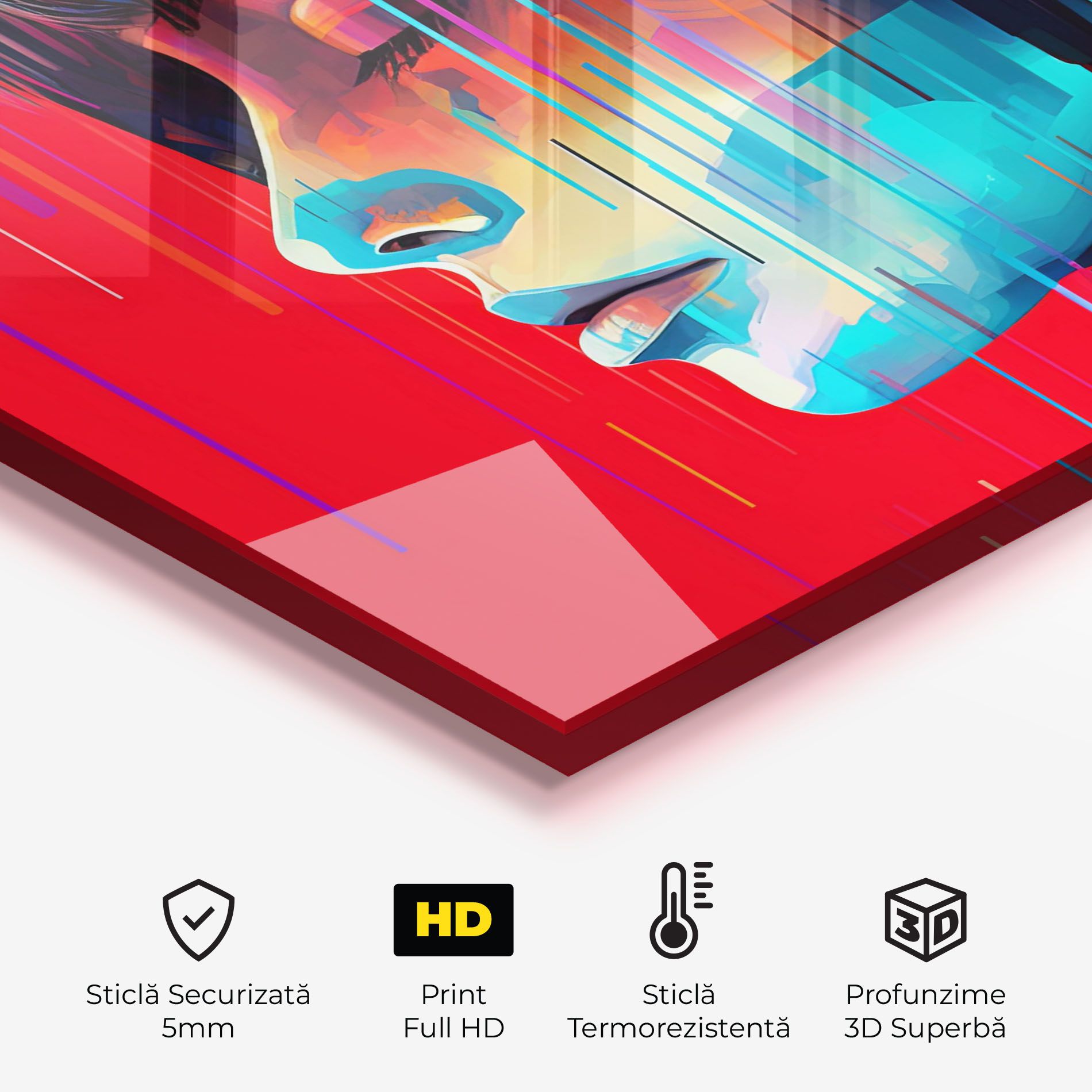 Colorful Glitchy Portrait mockup 2