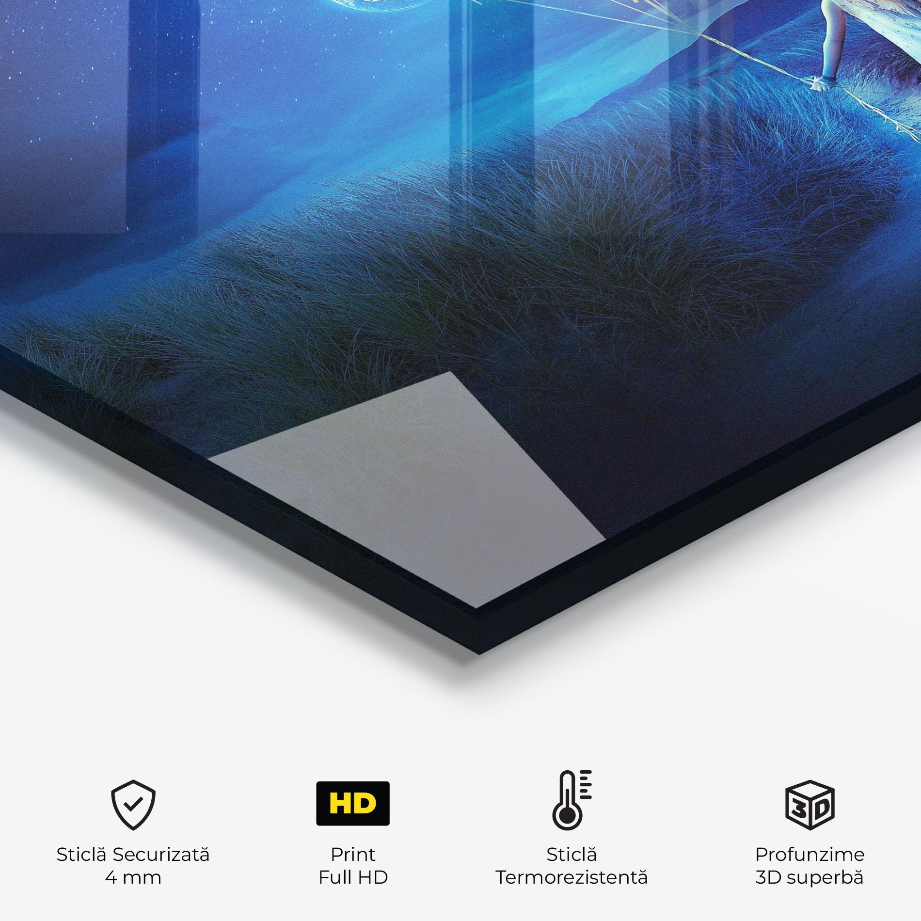 Panou Sticla Bucatarie Love Our Planet mockup 2