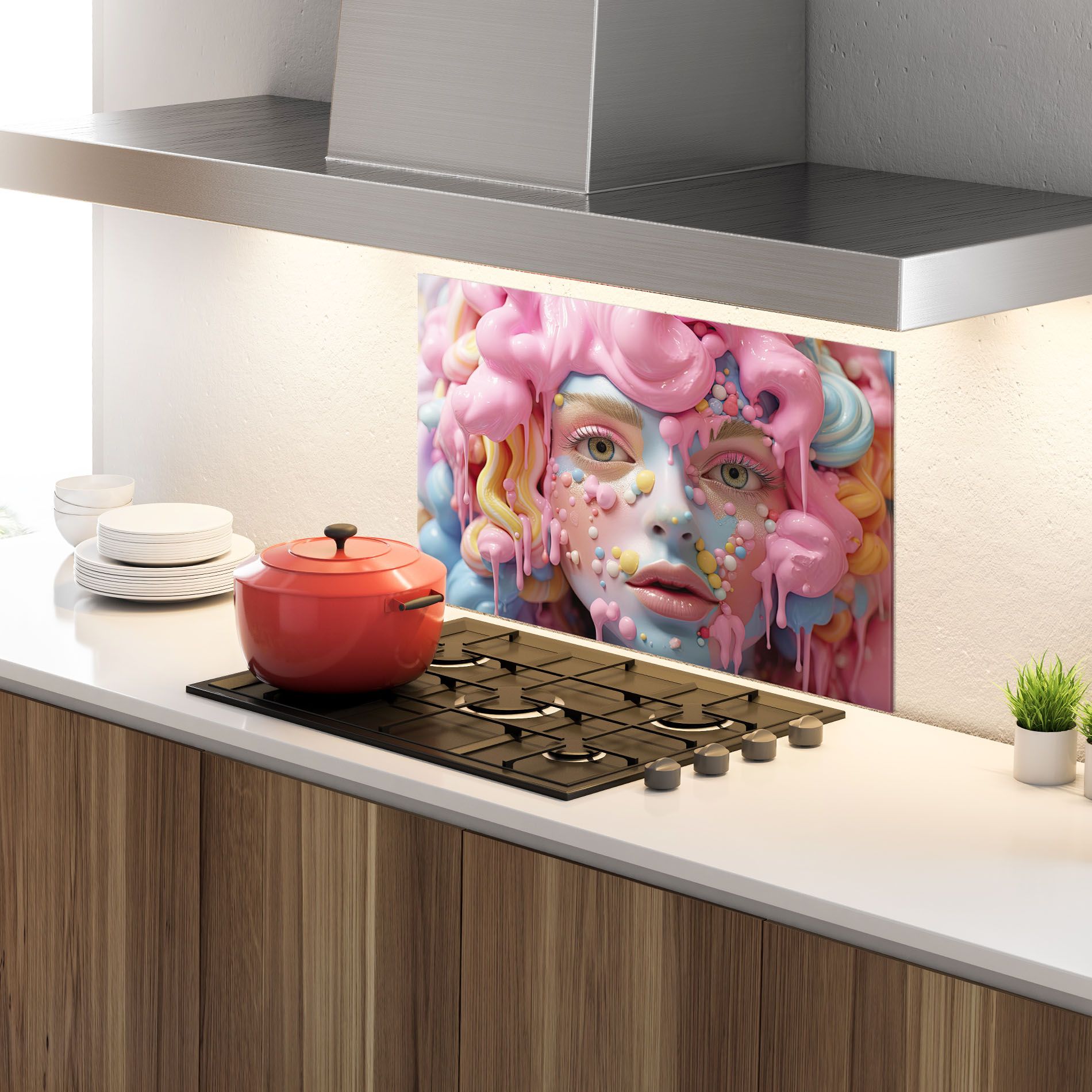 Candy Face Girl mockup 4