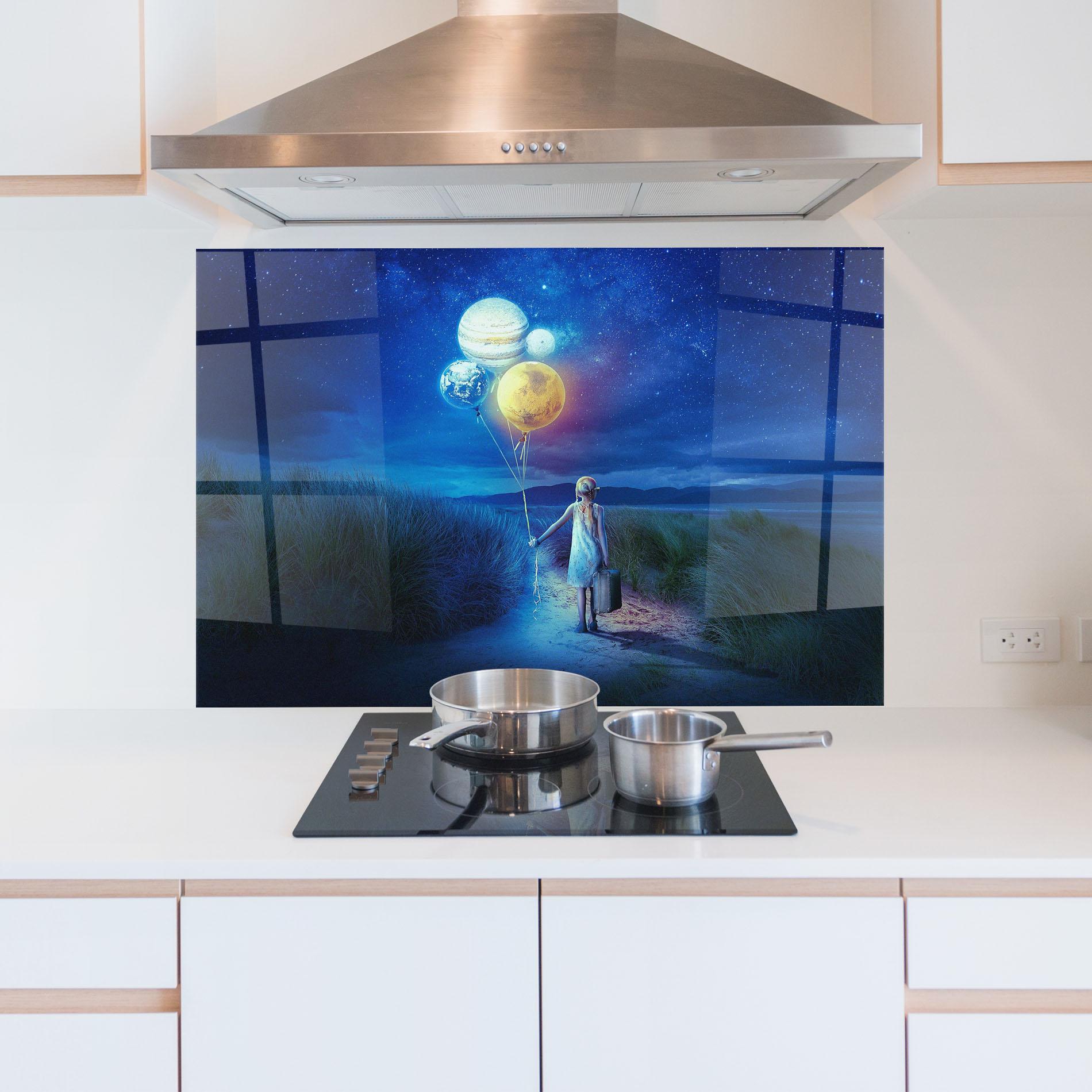 Panou Sticla Bucatarie Love Our Planet mockup 5