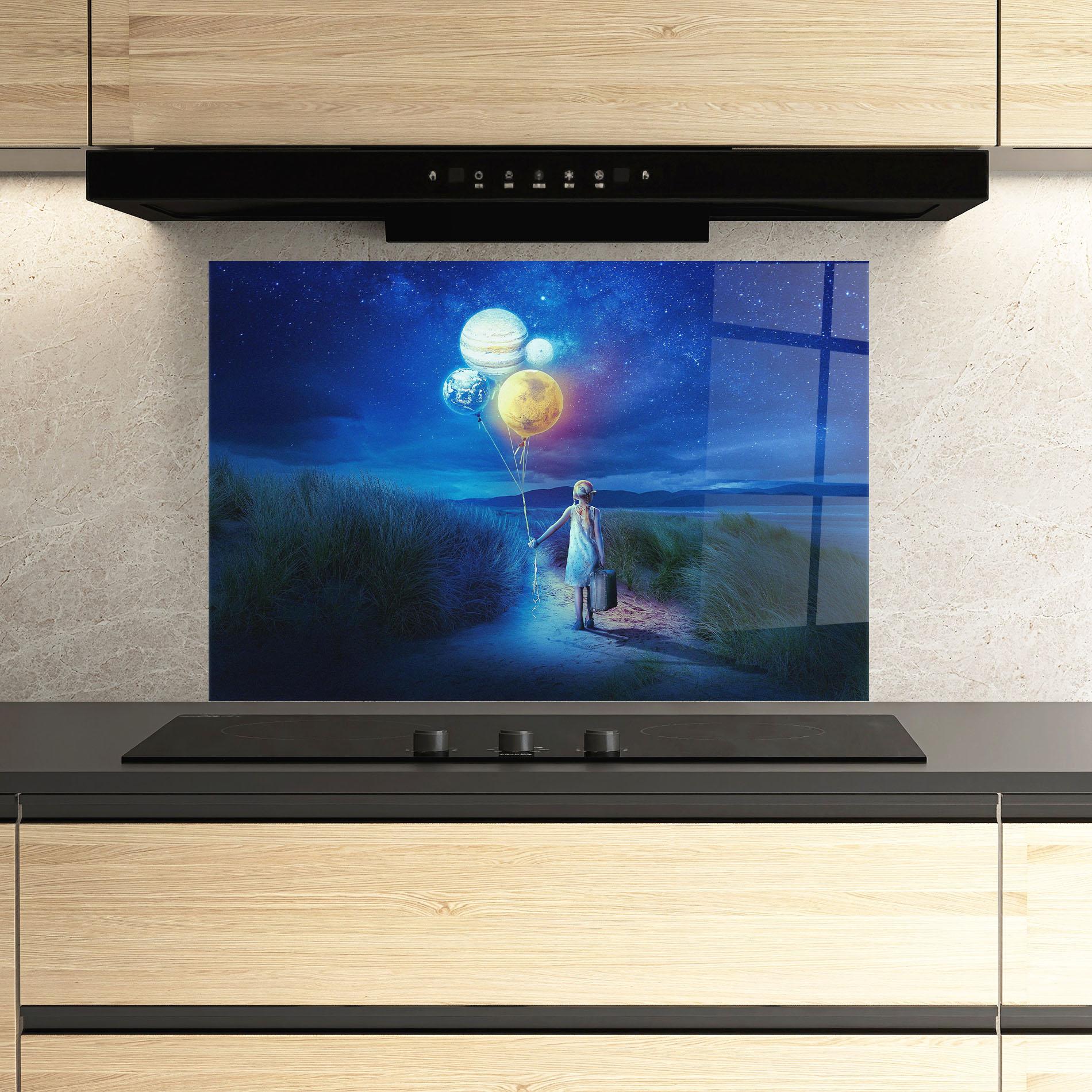 Panou Sticla Bucatarie Love Our Planet mockup 3