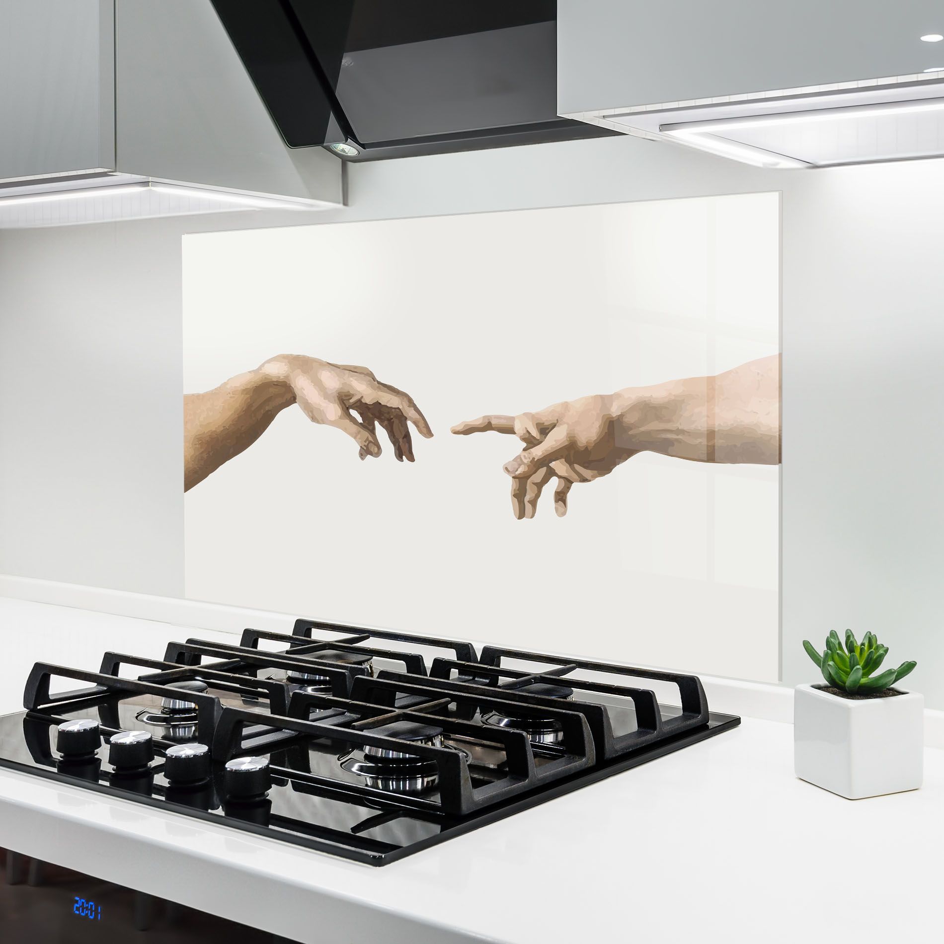 Cream Hands Art mockup 6