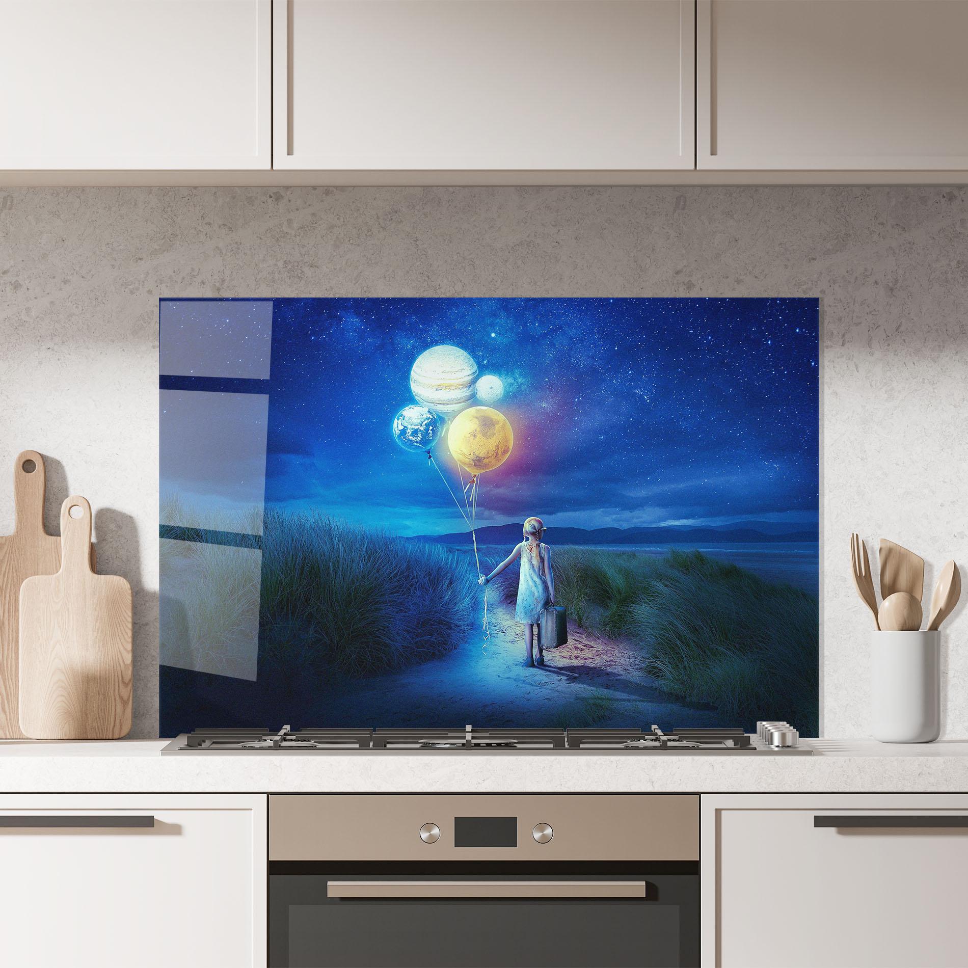 Panou Sticla Bucatarie Love Our Planet mockup 7