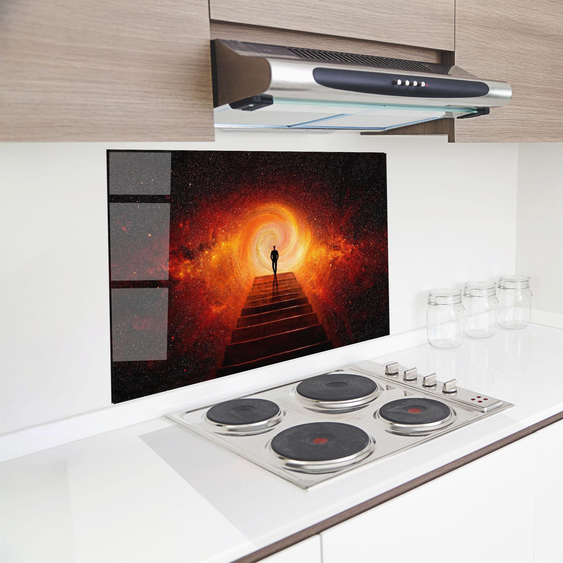 Panou Sticla Bucatarie Gateway To Your Soul mockup 8