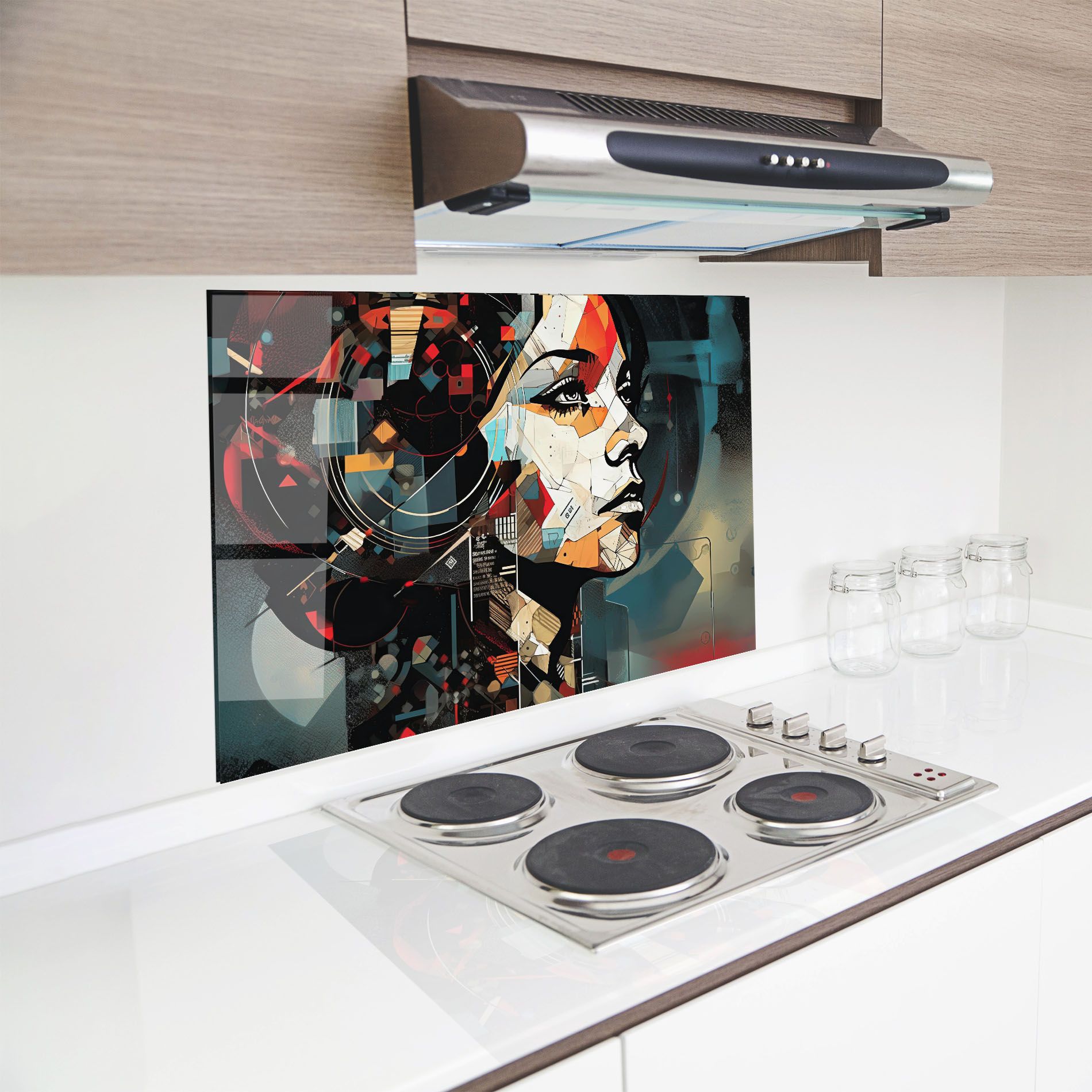 Graphical Artwork Woman mockup 8