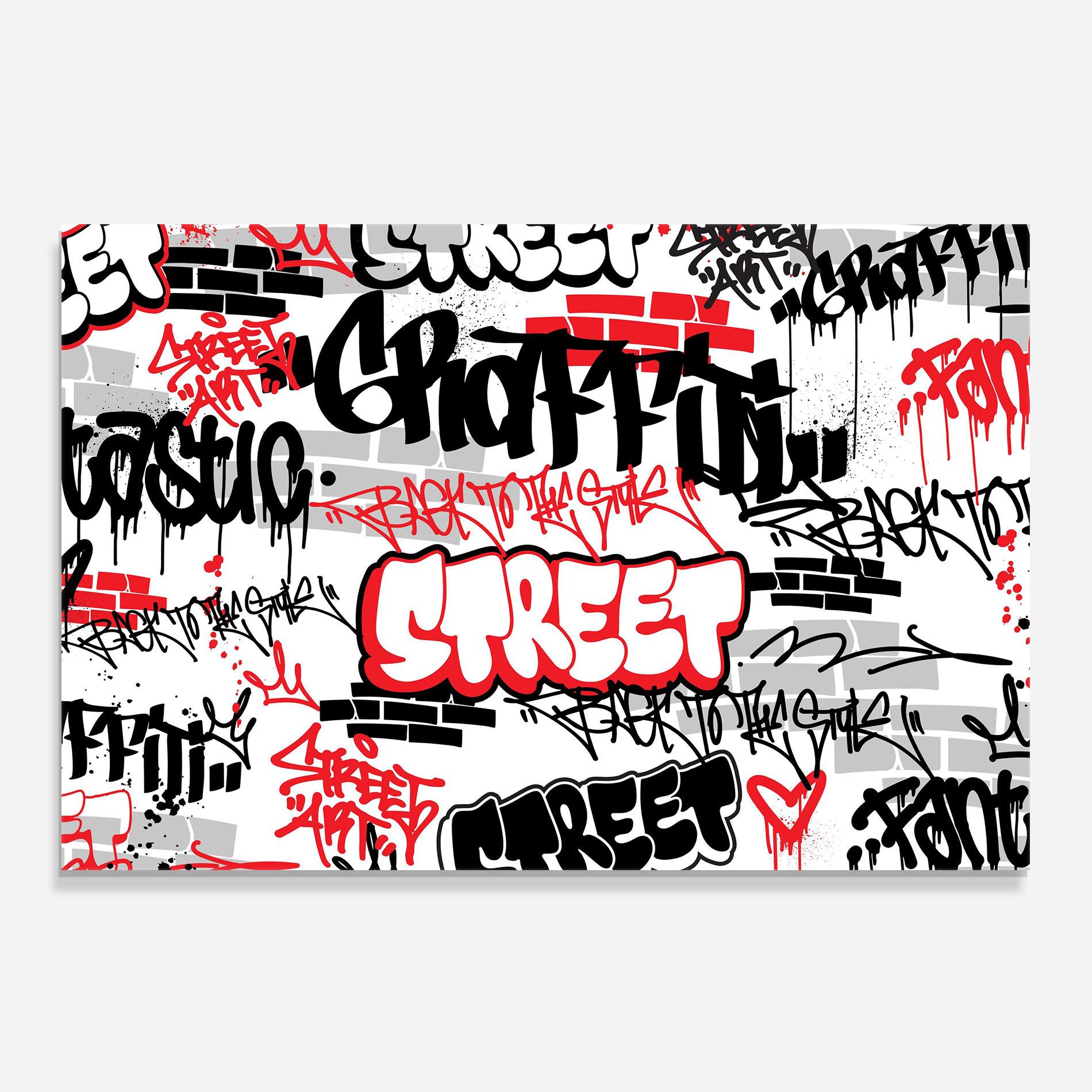 Panou Sticla Bucatarie Black Red Tags mockup 0