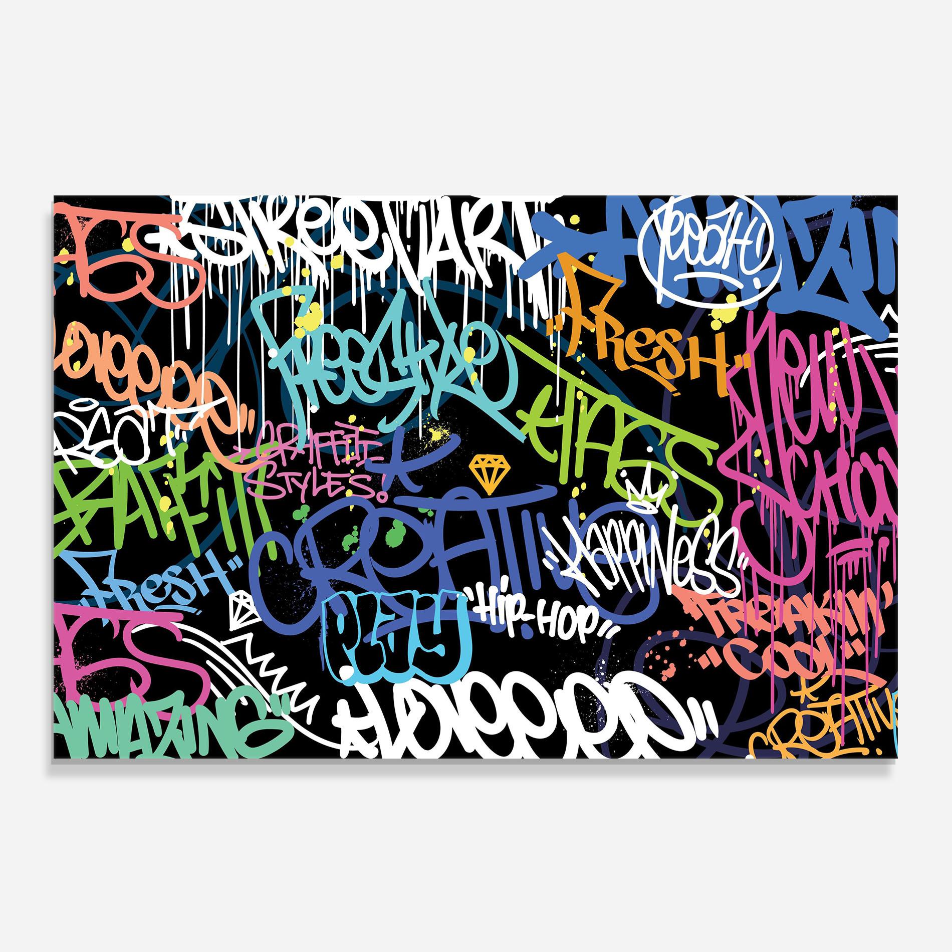 Panou Sticla Bucatarie Colorful Tags mockup 0