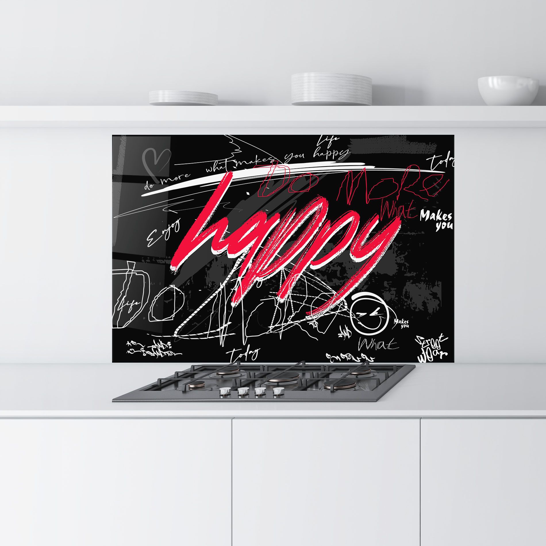 Red Happy Graffiti mockup 9