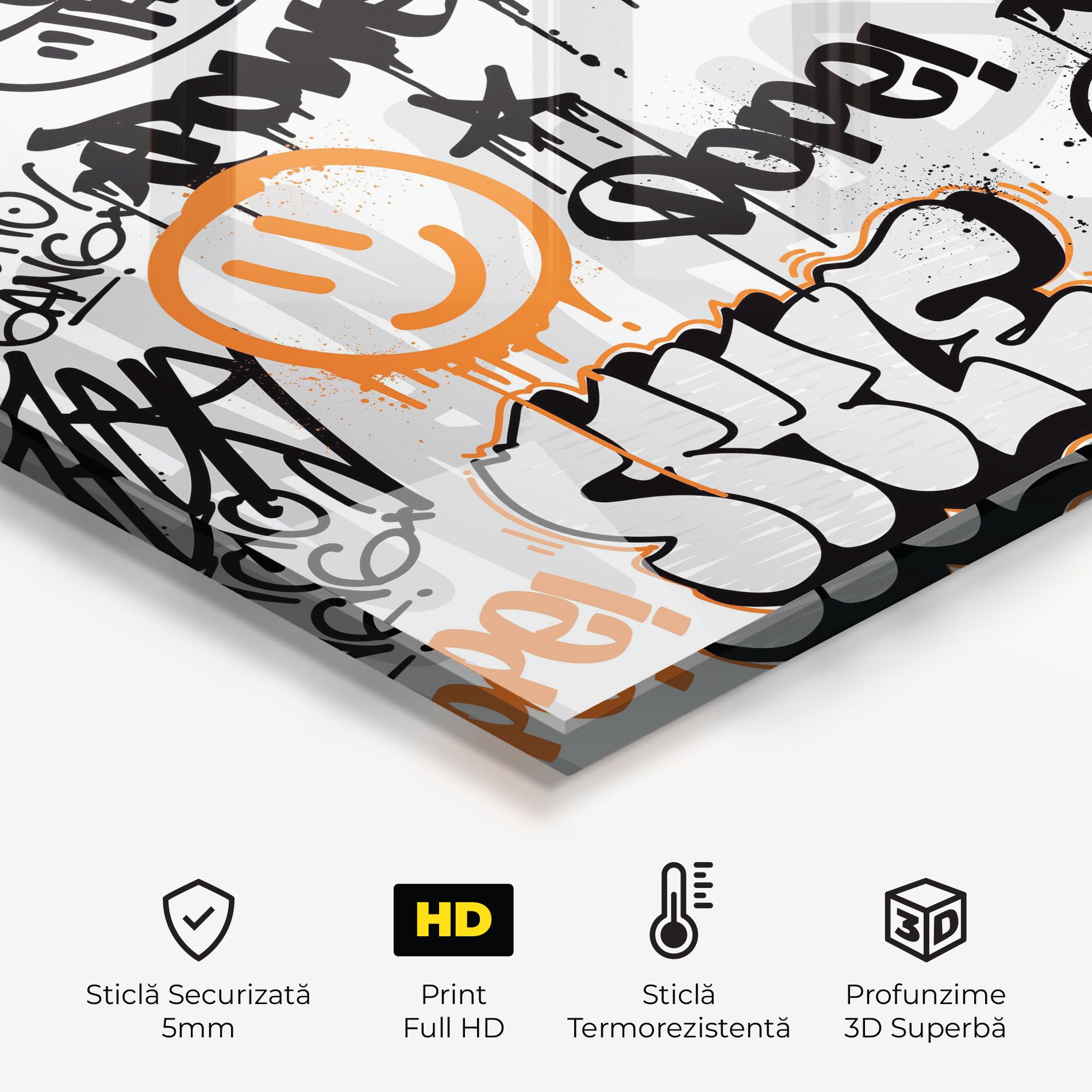 Black Orange Graffiti mockup 2