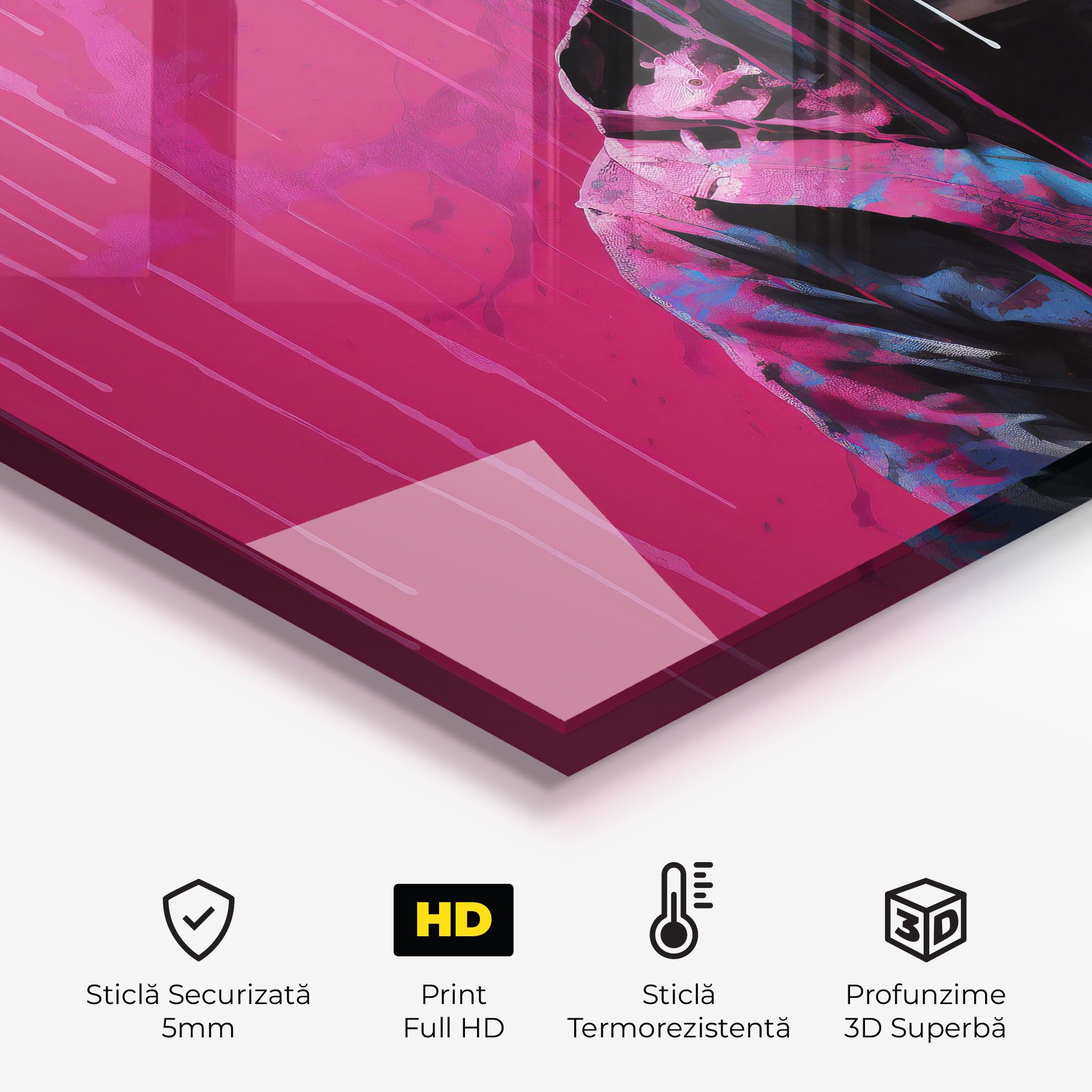 Blue Pink Falling Paint mockup 2