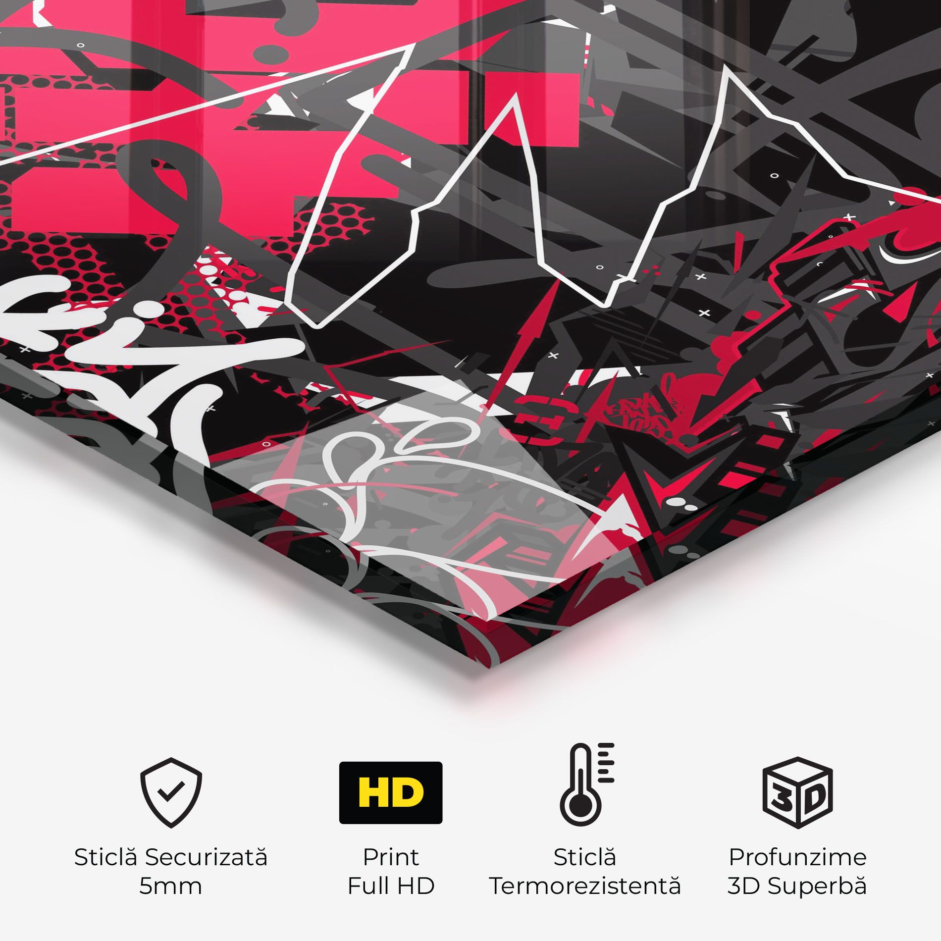 Grey Red Graffiti mockup 2