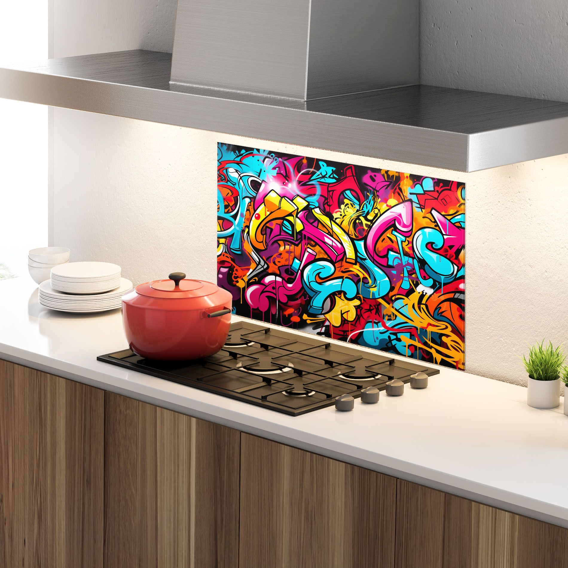Abstract Graffiti mockup 4