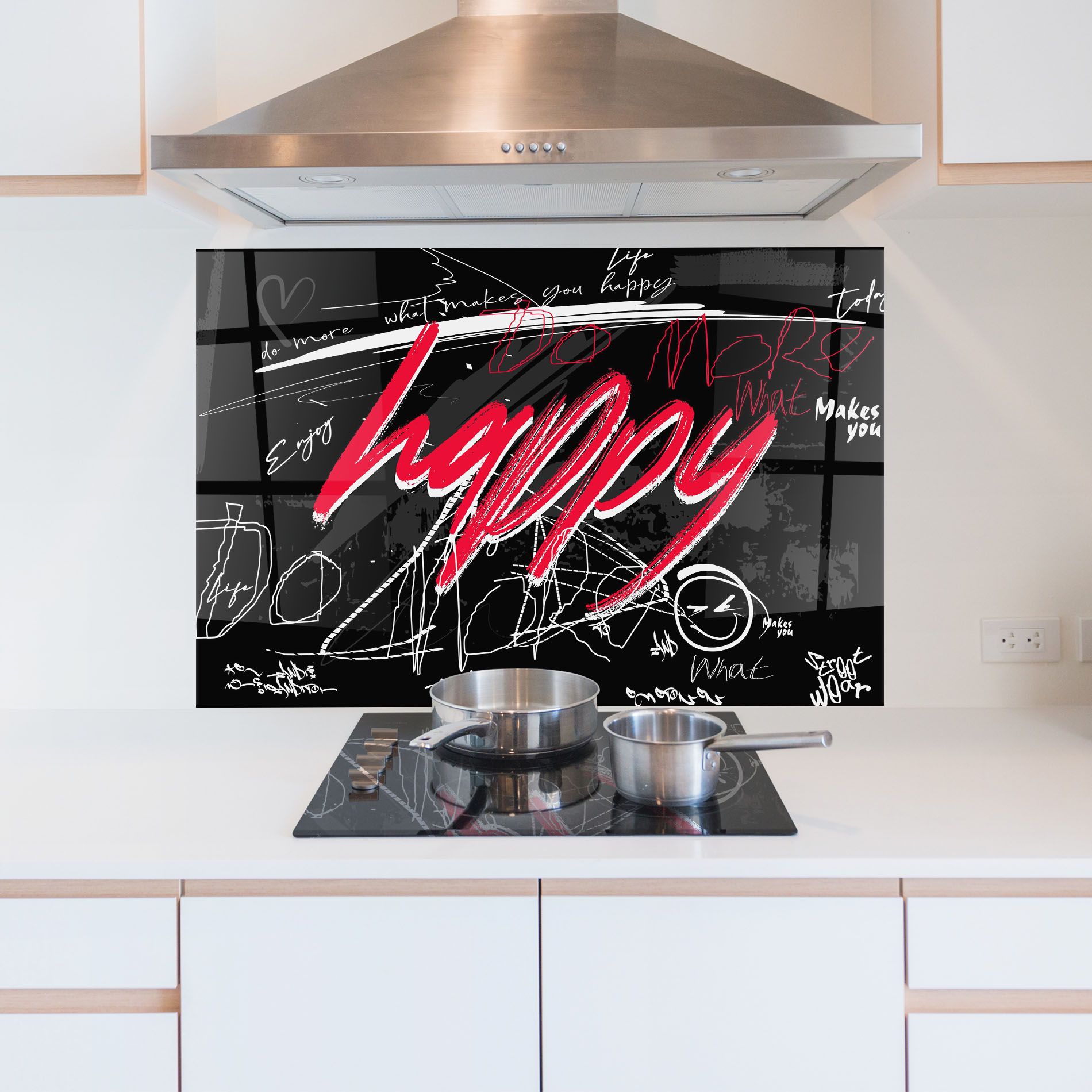 Red Happy Graffiti mockup 5