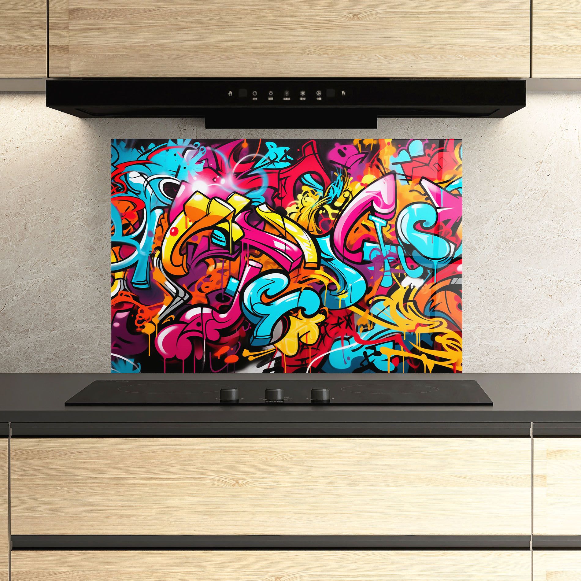 Abstract Graffiti mockup 3
