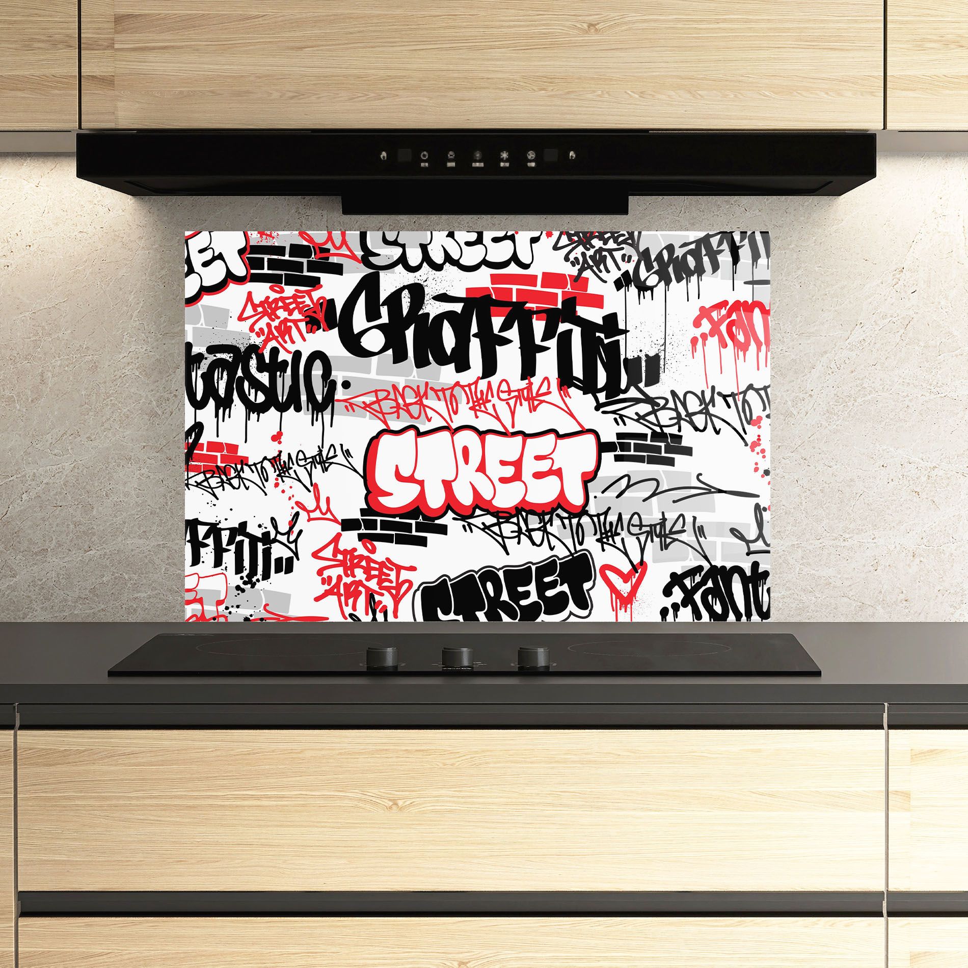 Black Red Tags mockup 3