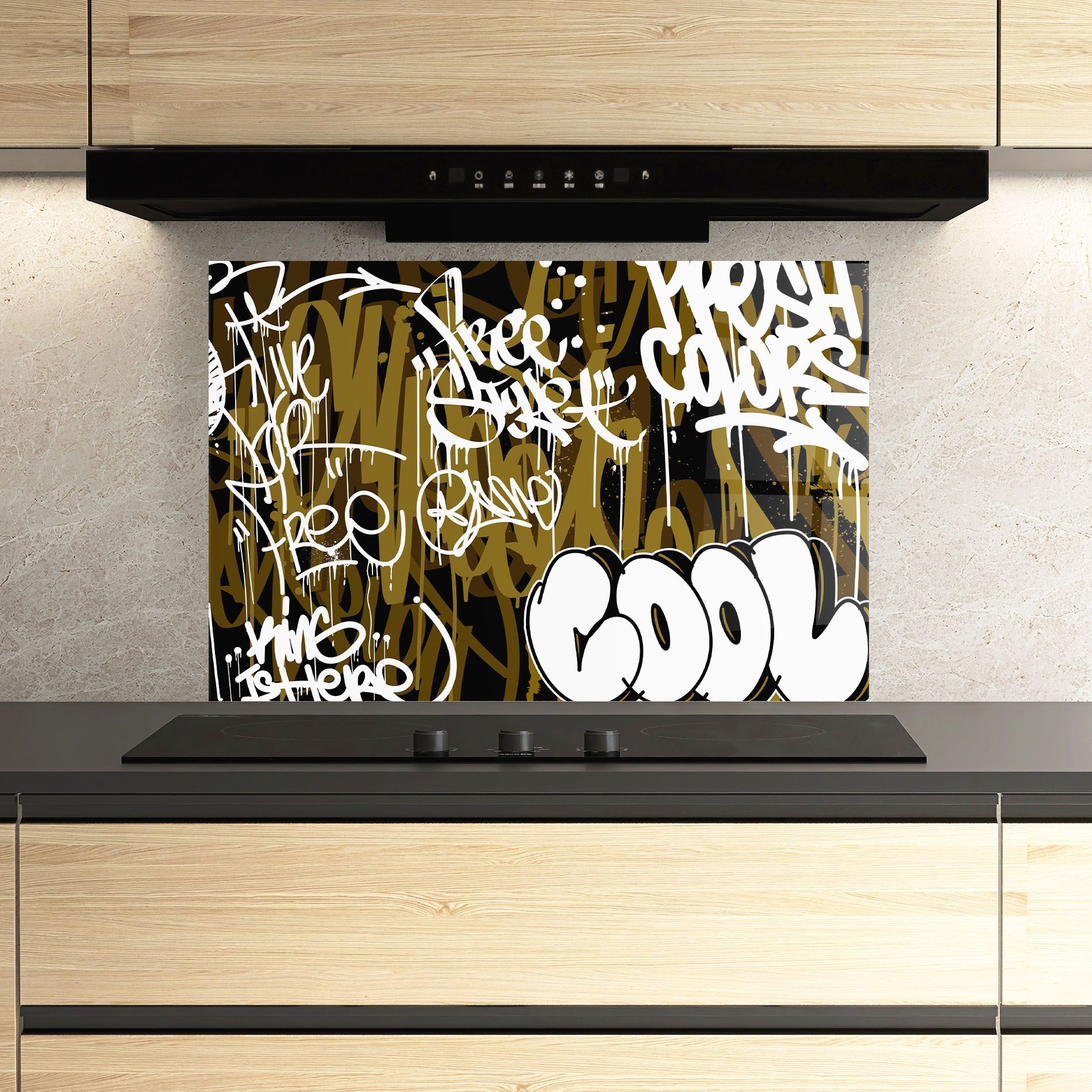 Cool Graffiti mockup 3