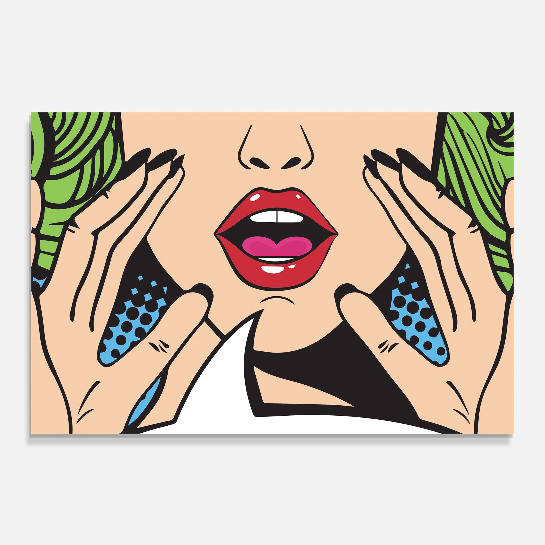 Speaking Pop Art mockup 0