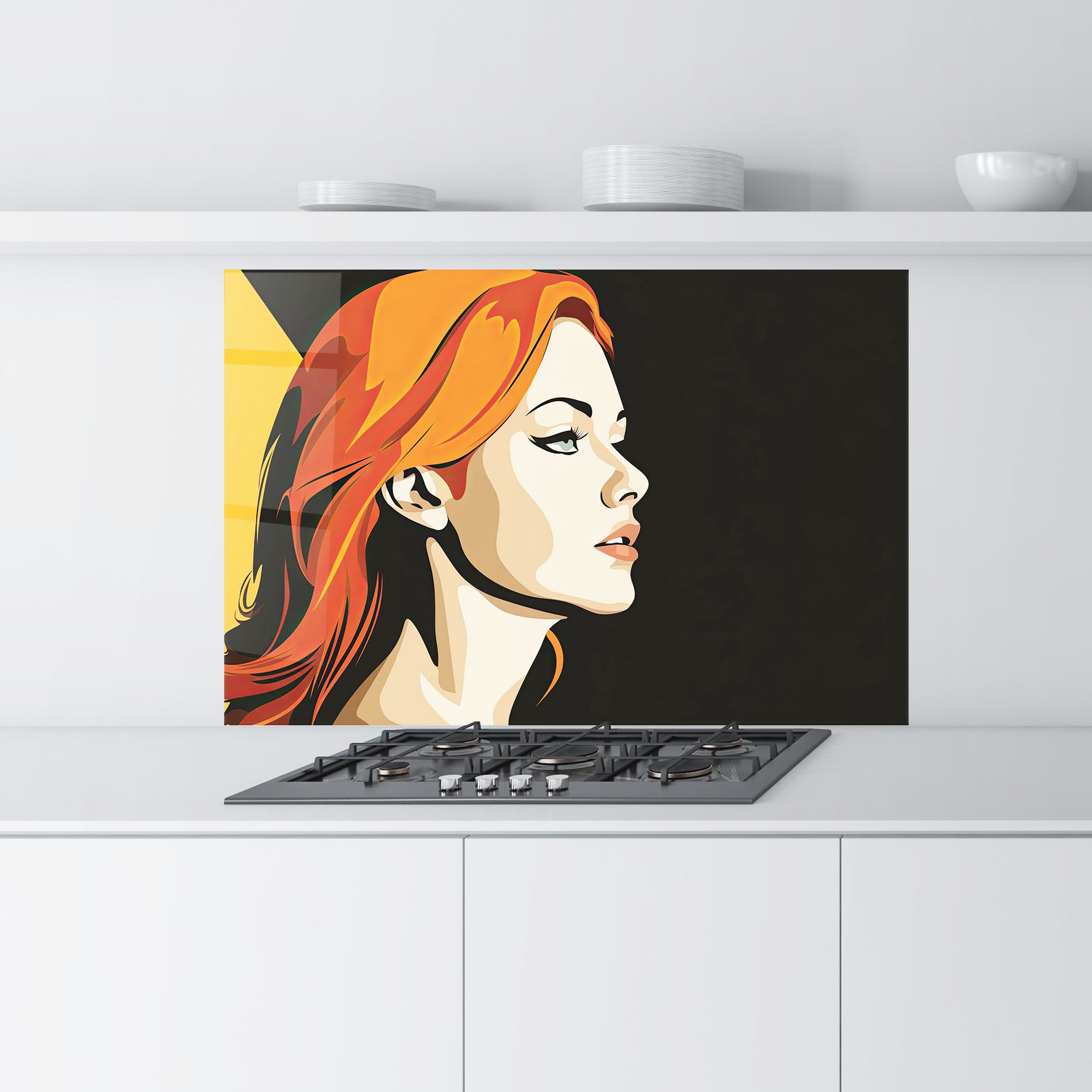 Orange Pop Hair mockup 9