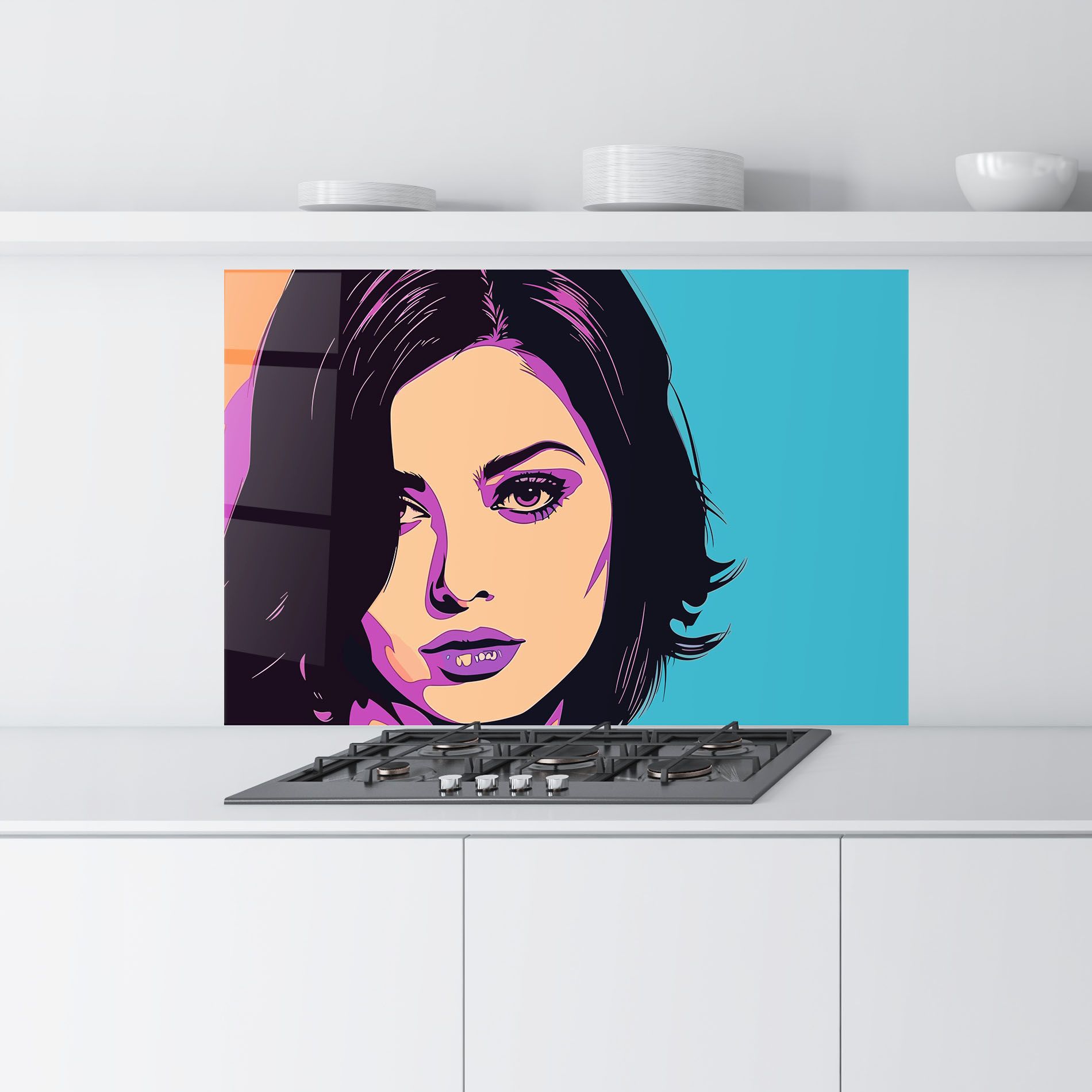 Pop Purple Woman mockup 9
