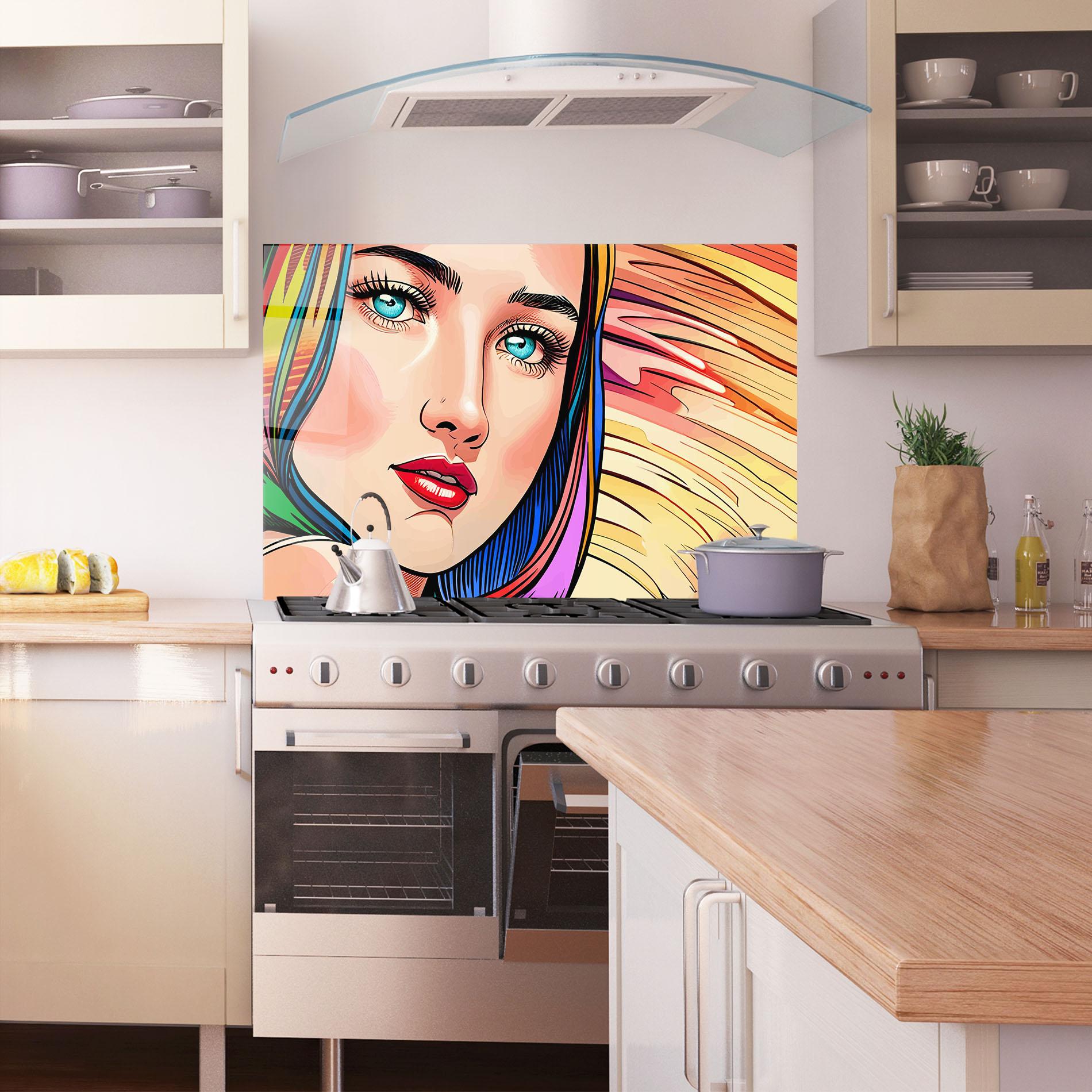 Panou Sticla Bucatarie Big Pop Eyes mockup 1