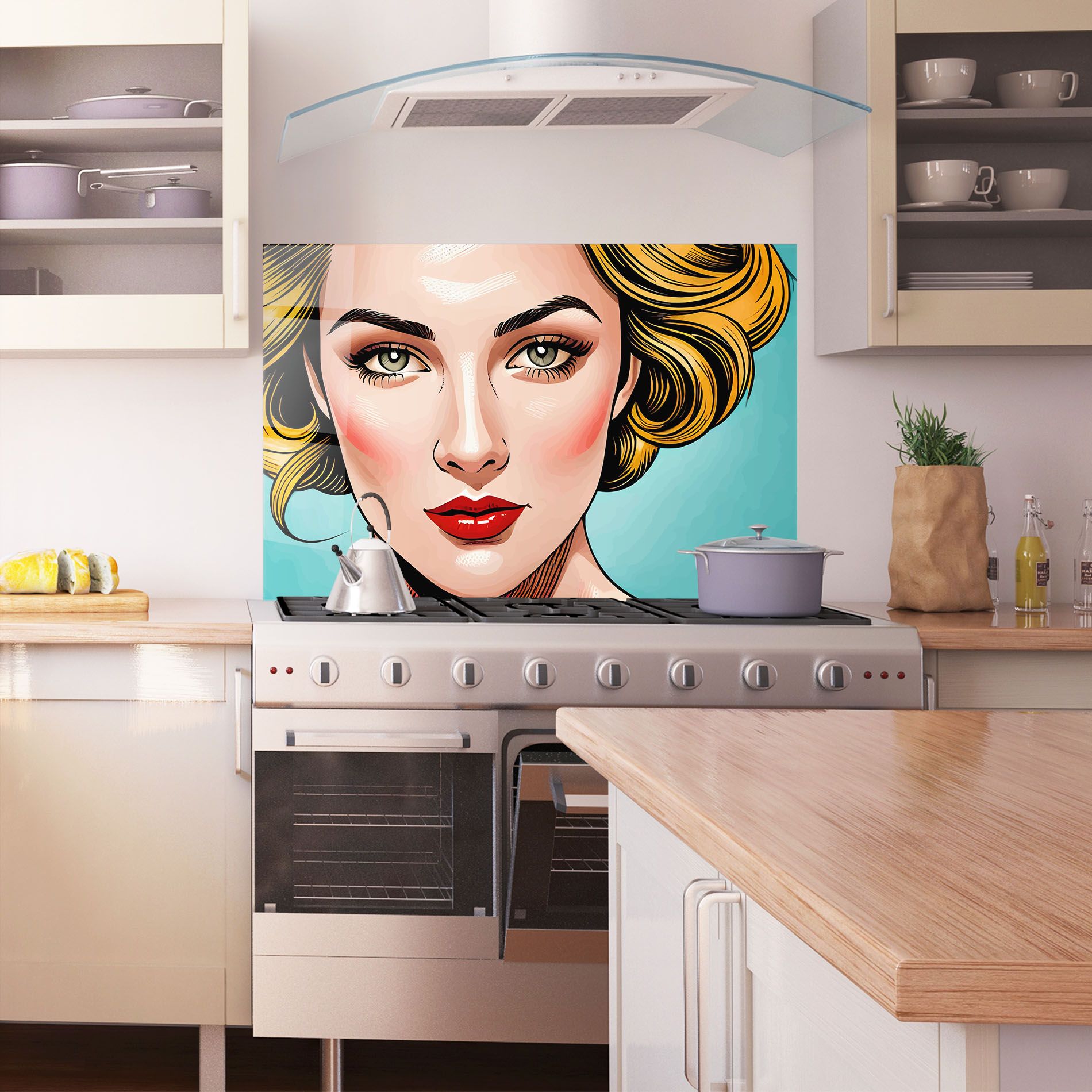 Pop Blonde Lady mockup 1