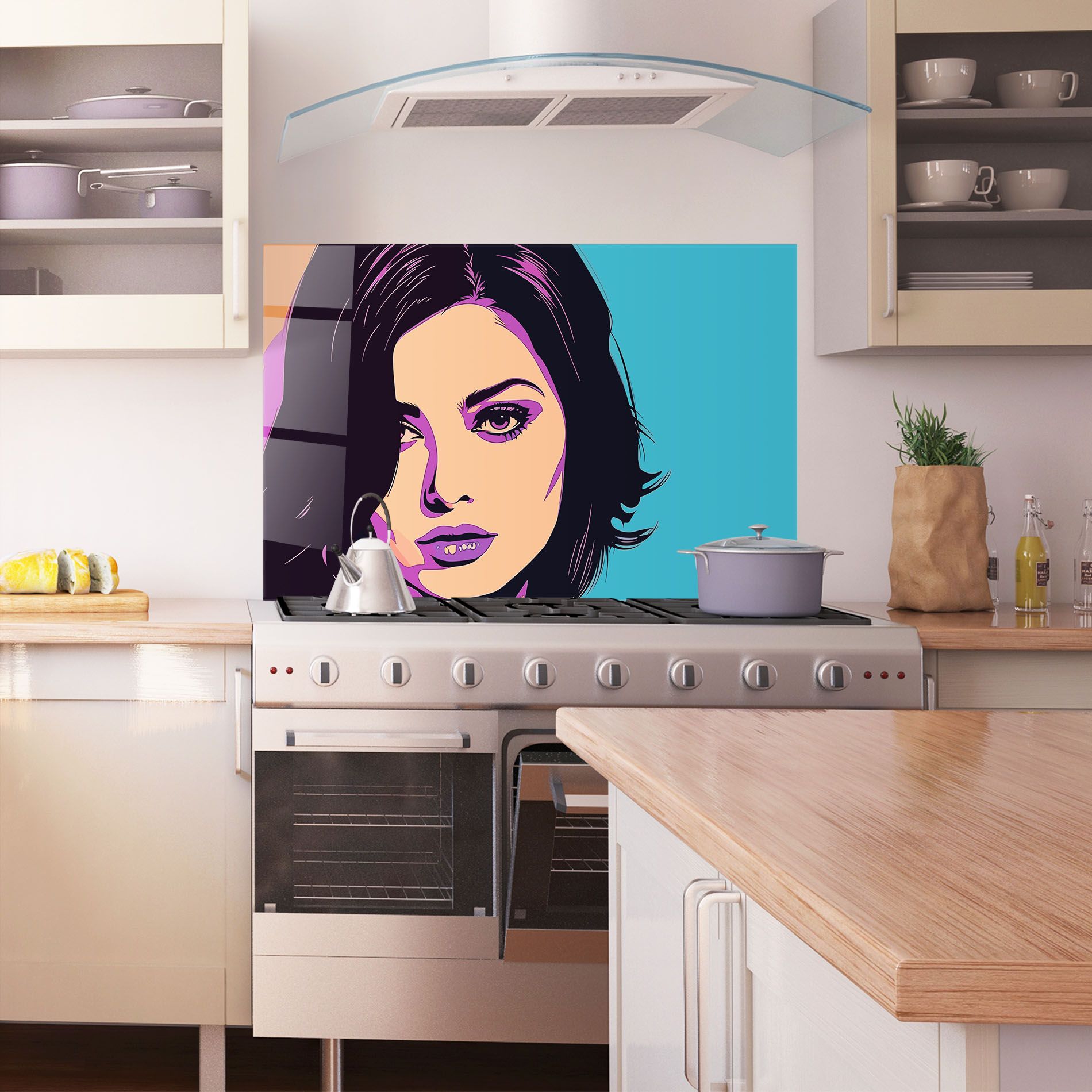 Pop Purple Woman mockup 1