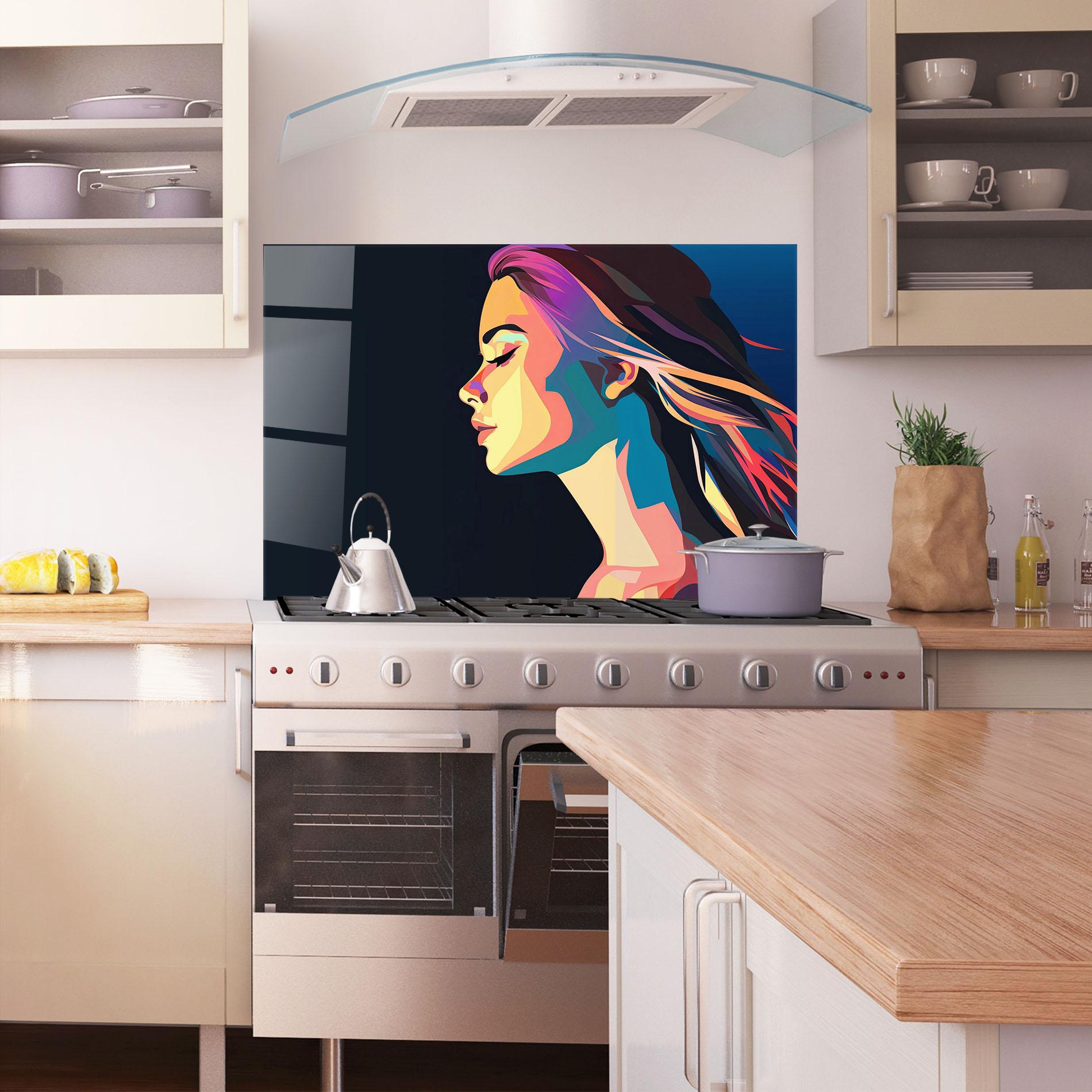 Panou Sticla Bucatarie Worm Pop Light mockup 1