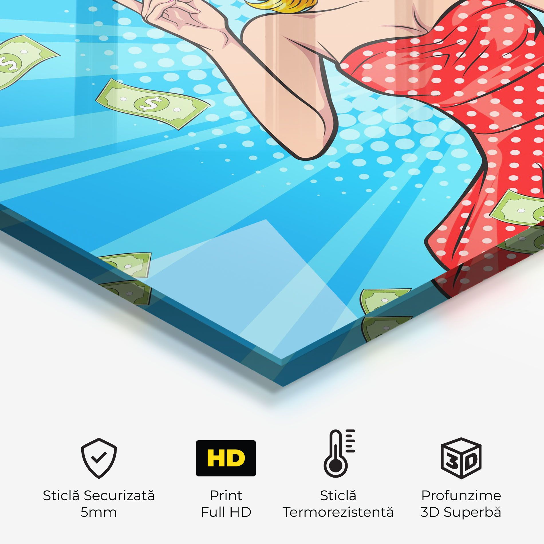 Woman Pop Money mockup 2