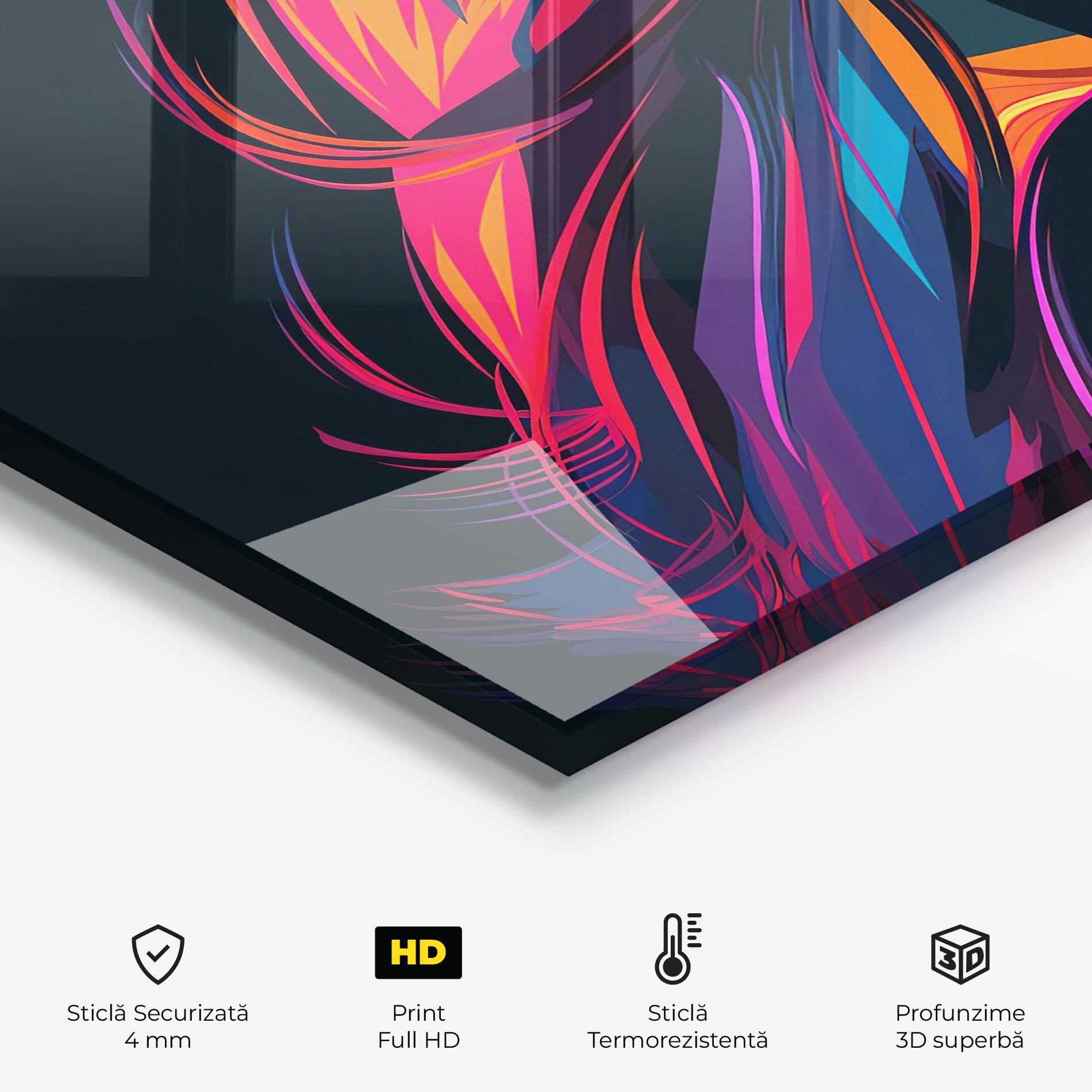 Panou Sticla Bucatarie Pop Worm Light mockup 2